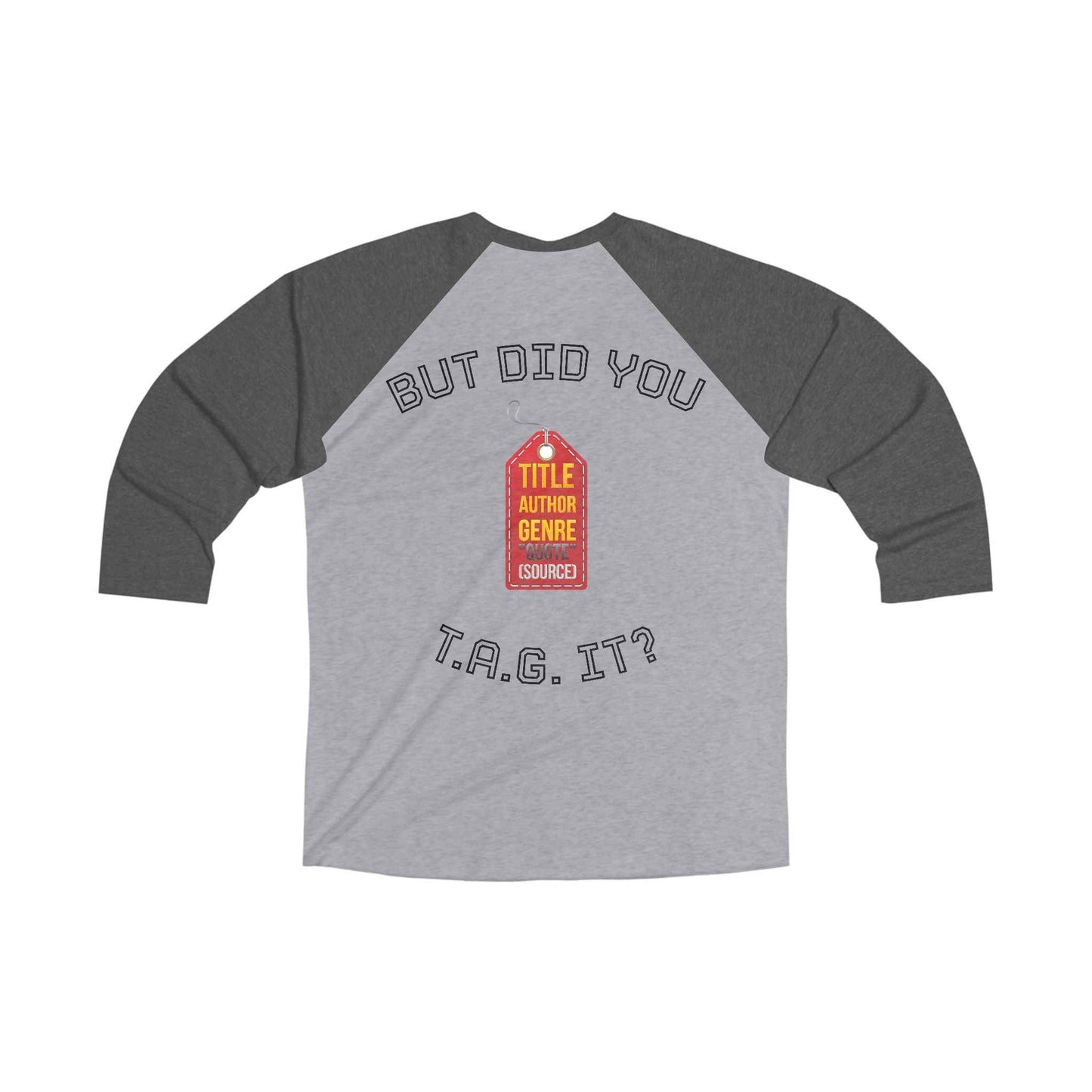 Cite Your Sources Raglan Tee — Funny English Teacher Shirt (Title • Author • Genre) - Nensensical