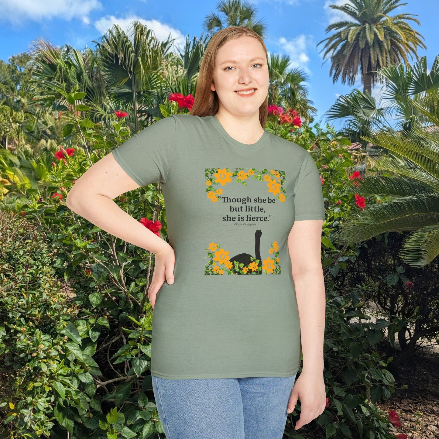 Funny Cat Lover Dog Lover Tee - Personalizable Unisex Softstyle T-Shirt
