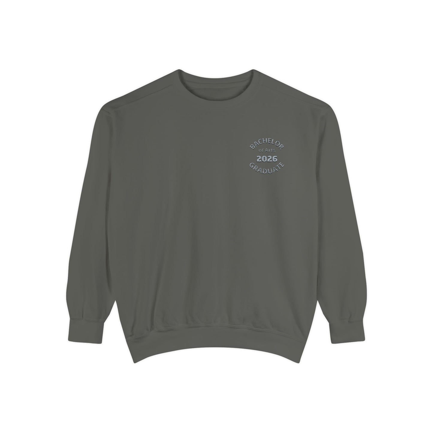 Embroidered Bachelor of Arts Graduate Sweatshirt