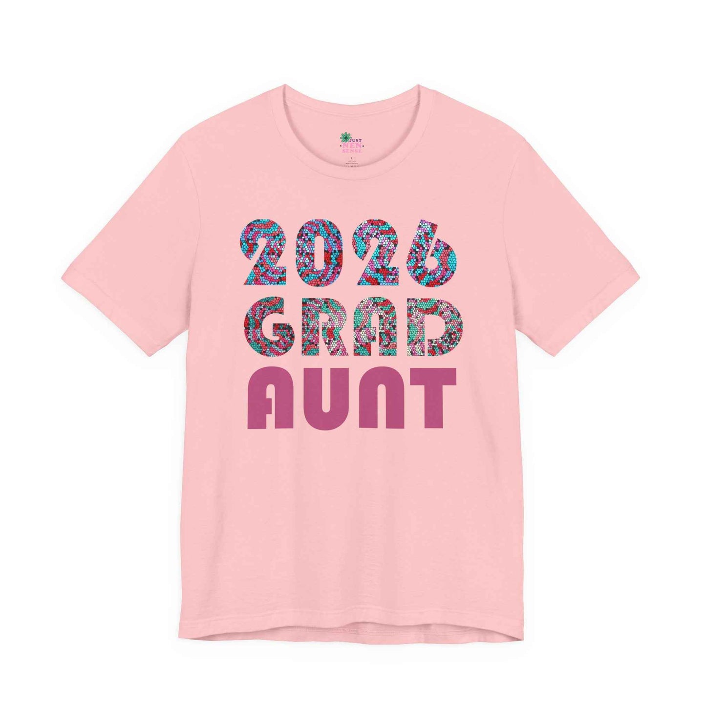 2026 Grad Aunt T-Shirt — Bold Retro Graduation Tee for Proud Aunts