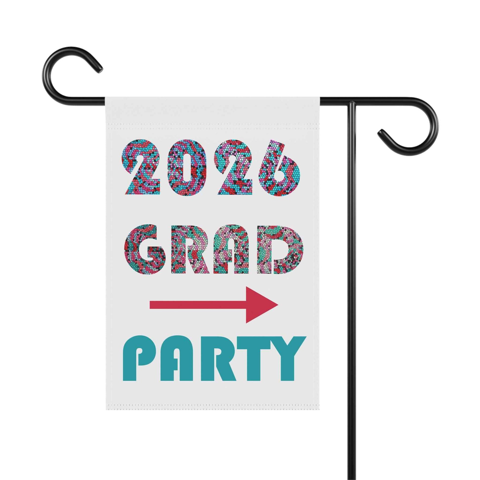 2026 Grad Garden Flag | Garden Banner, Graduation Yard Decor