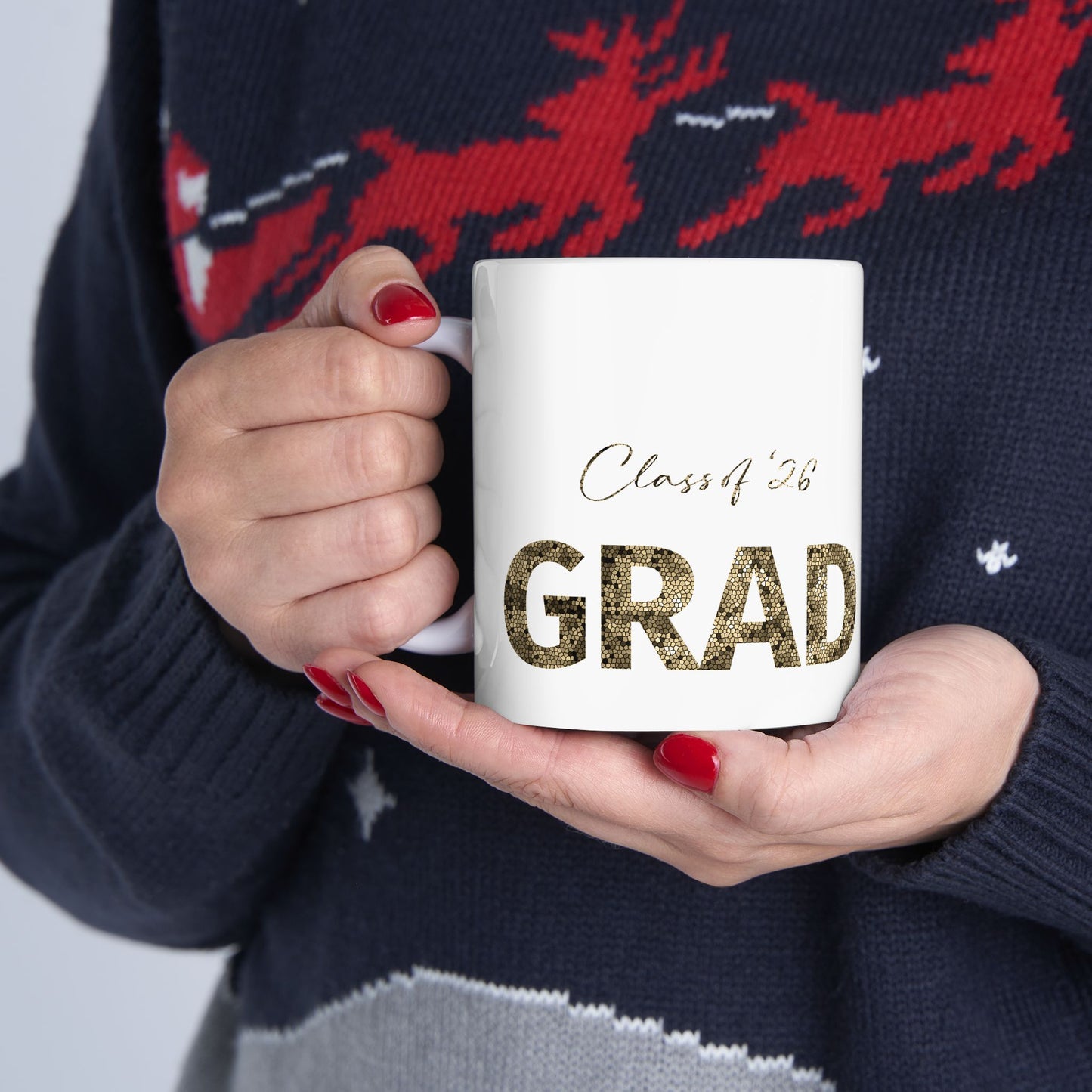 Graduation Congrats Mug — Class of ’26 Personalizable Coffee Cup (11oz/15oz)