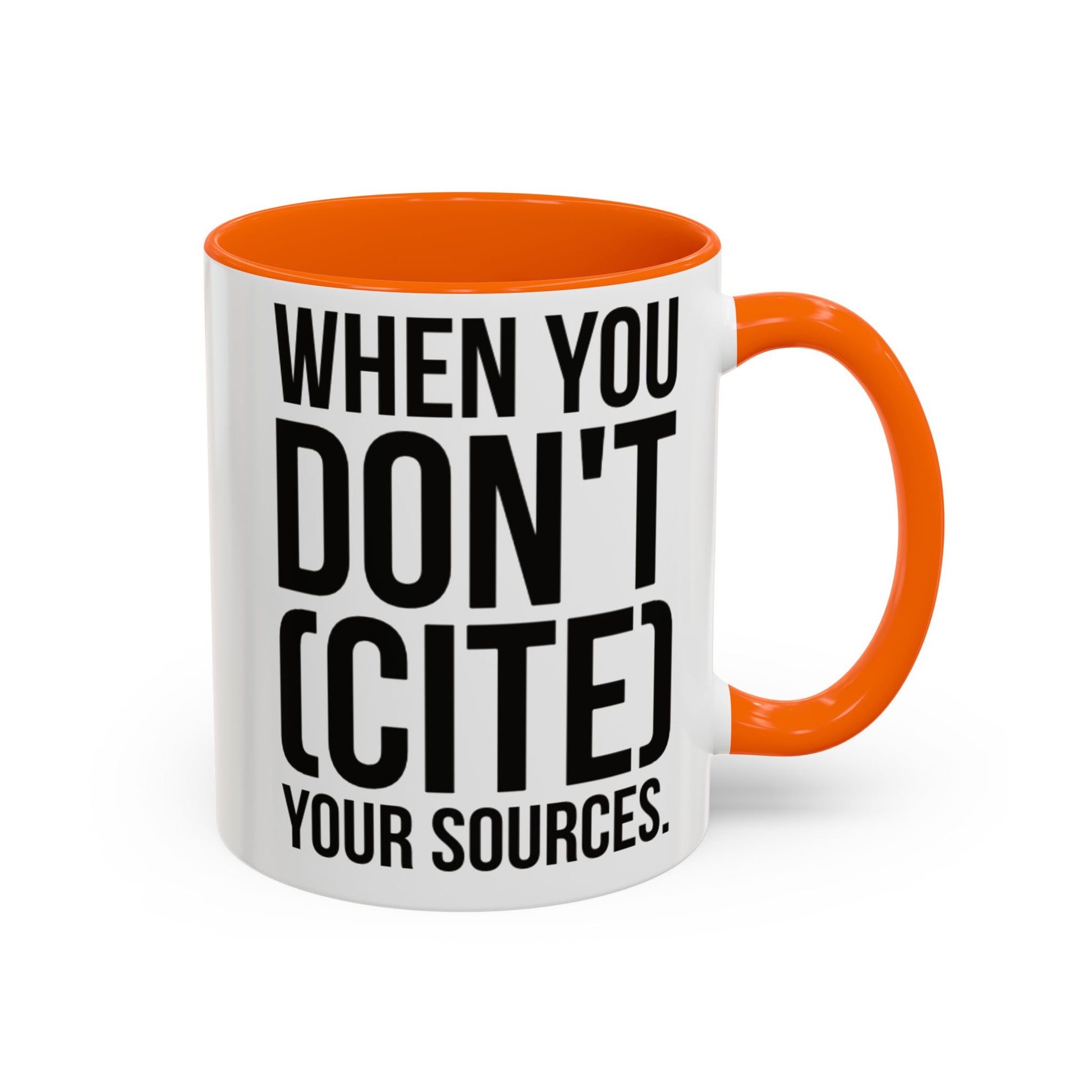 Bruh... It's Lowkey Sus — Accent Coffee Mug (Academic/Teacher Humor) - Nensensical