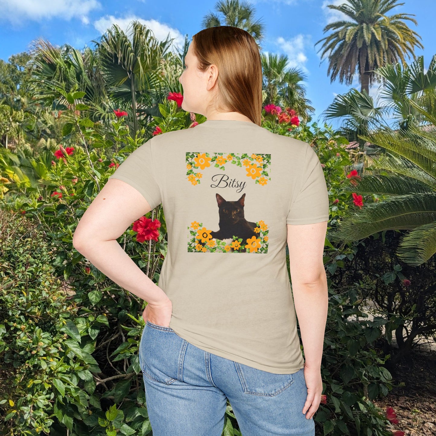 Funny Cat Lover Dog Lover Tee - Personalizable Unisex Softstyle T-Shirt