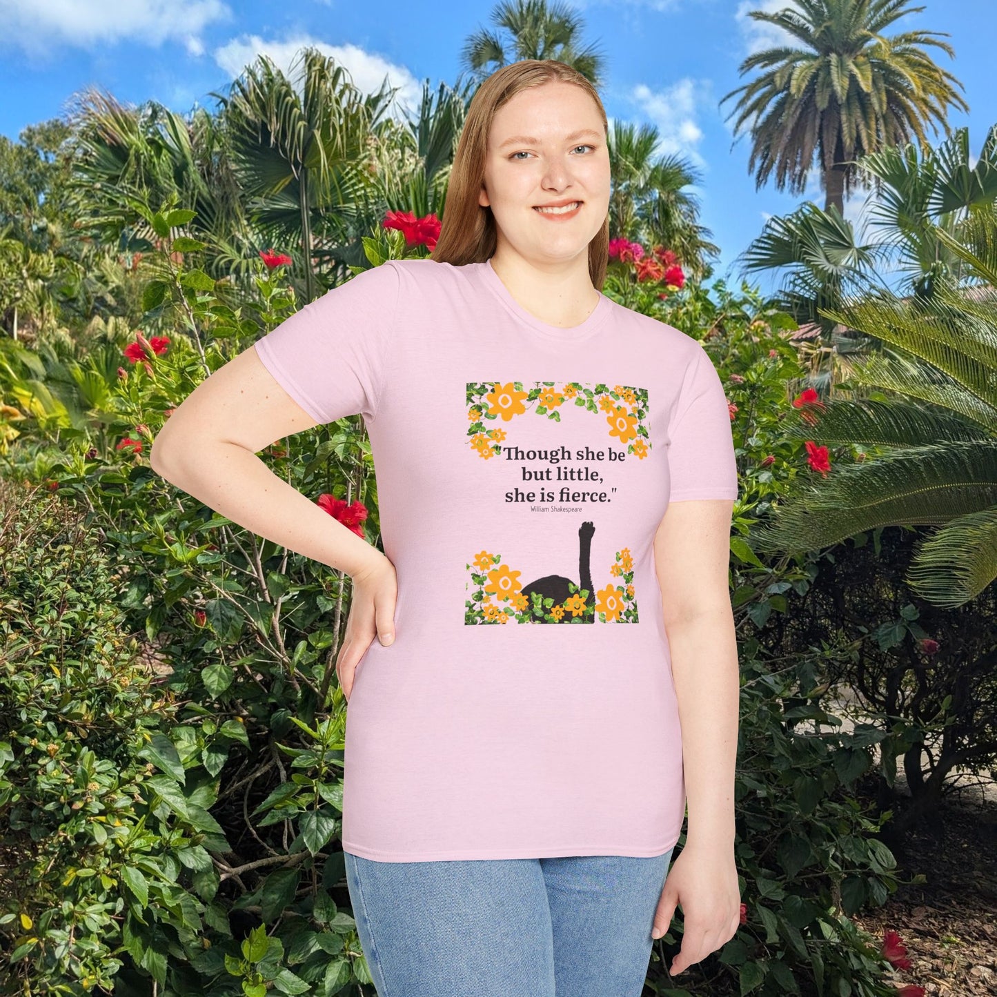 Funny Cat Lover Dog Lover Tee - Personalizable Unisex Softstyle T-Shirt