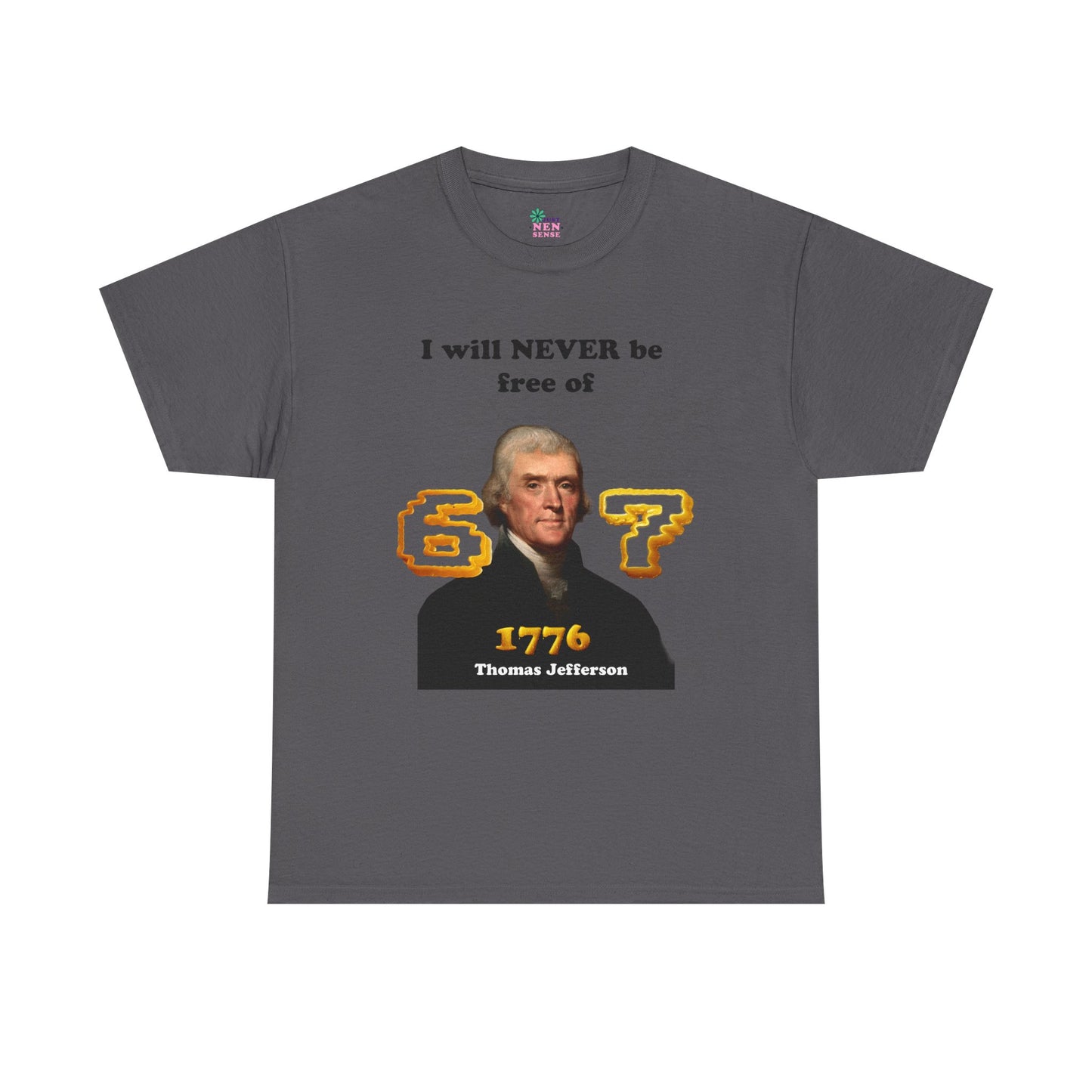 1776 Thomas Jefferson History Tee — Gen Z Joke Tee