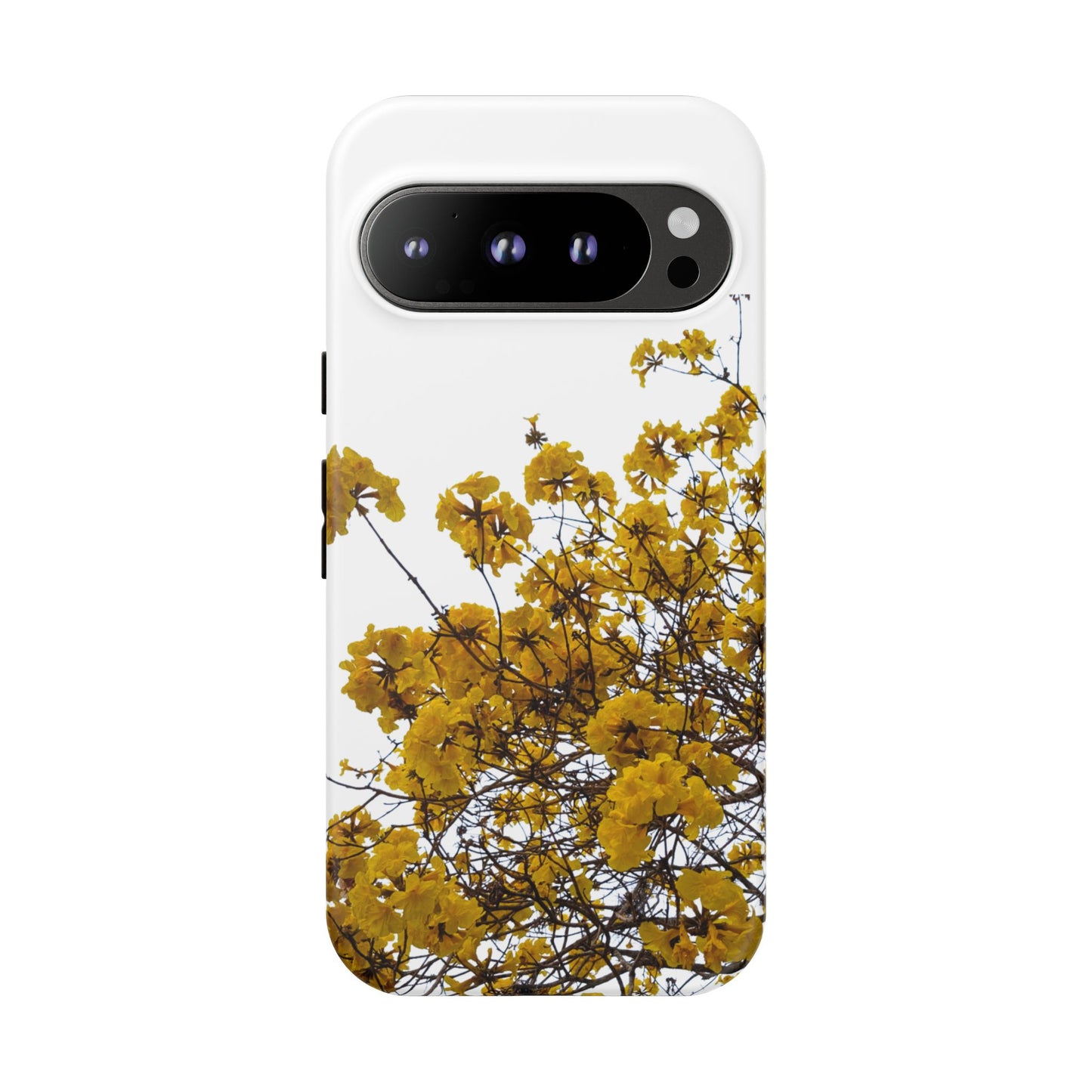 Yellow Floral Phone Case — Bright Yellow Flowers Tough Case - Nensensical