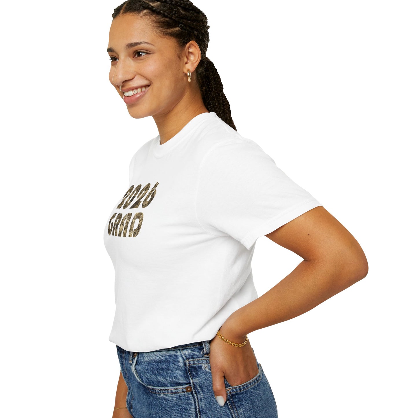 Personalizable Graduation 2026 Neutral Geometric Pattern Tee — Senior Commemorative T-Shirt - Nensensical