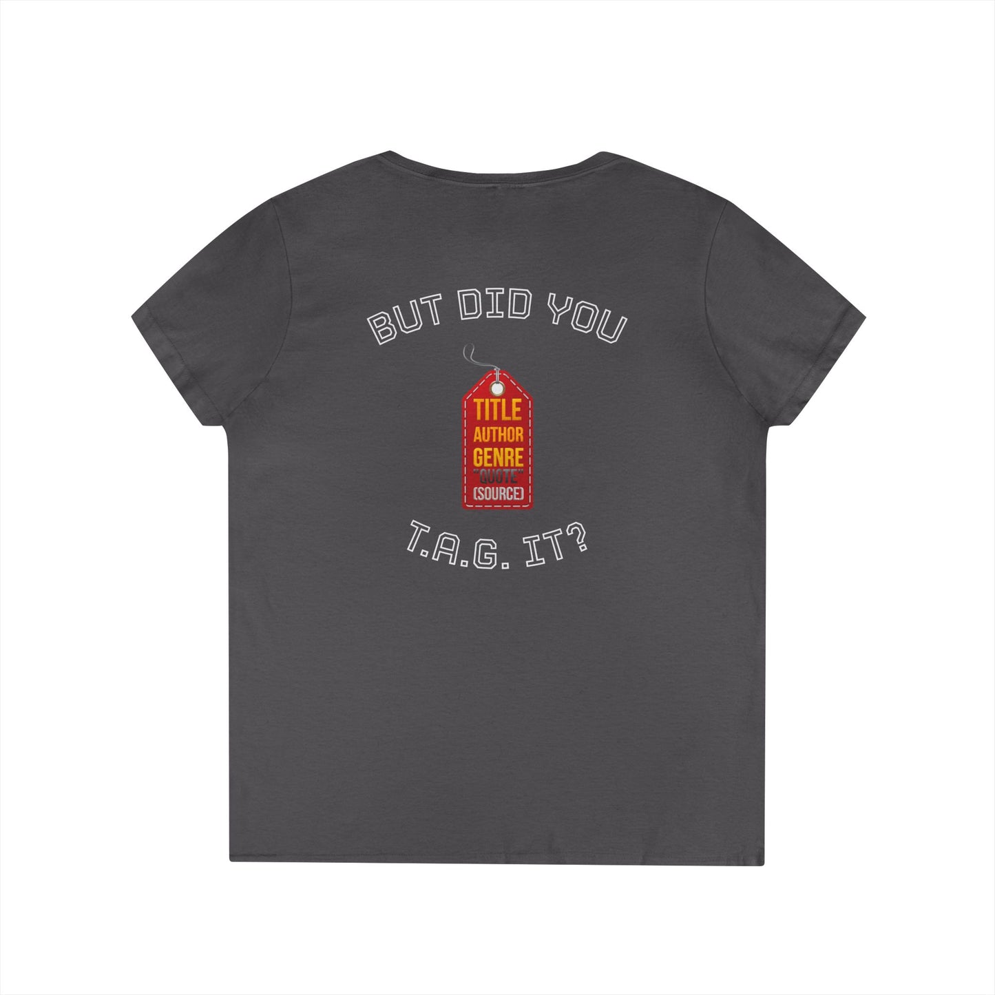 V-Neck T-Shirt — “Bruh, It’s Lowkey Sus When You Don’t (Cite) Your Sources” Funny Academic Tee - Nensensical
