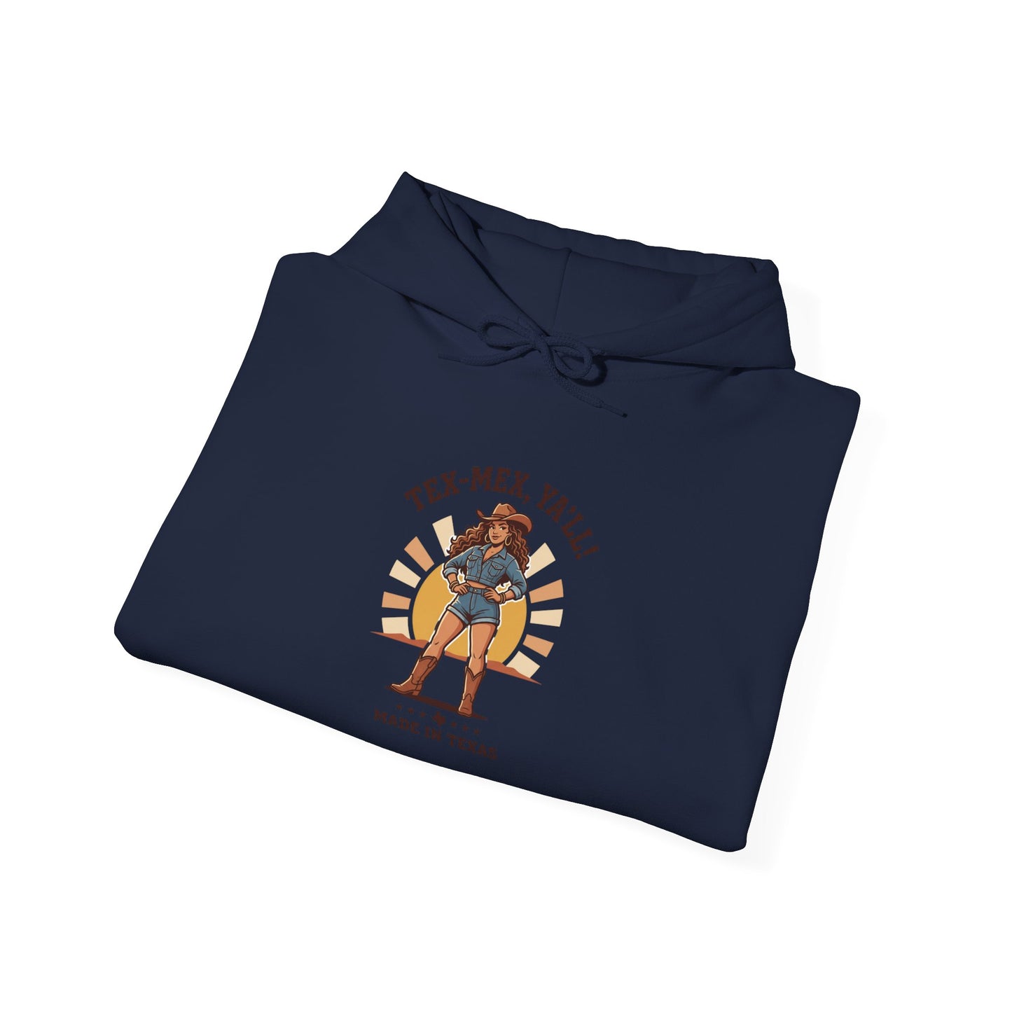 Tex‑Mex Y’all Hoodie | Texas Lone Star, Cowgirl Western State Pride