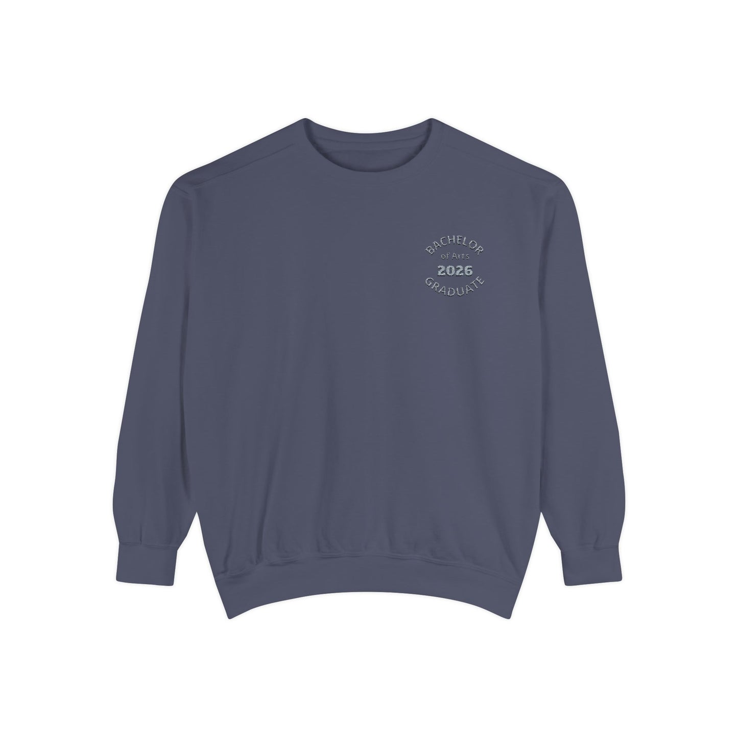 Embroidered Bachelor of Arts Graduate Sweatshirt