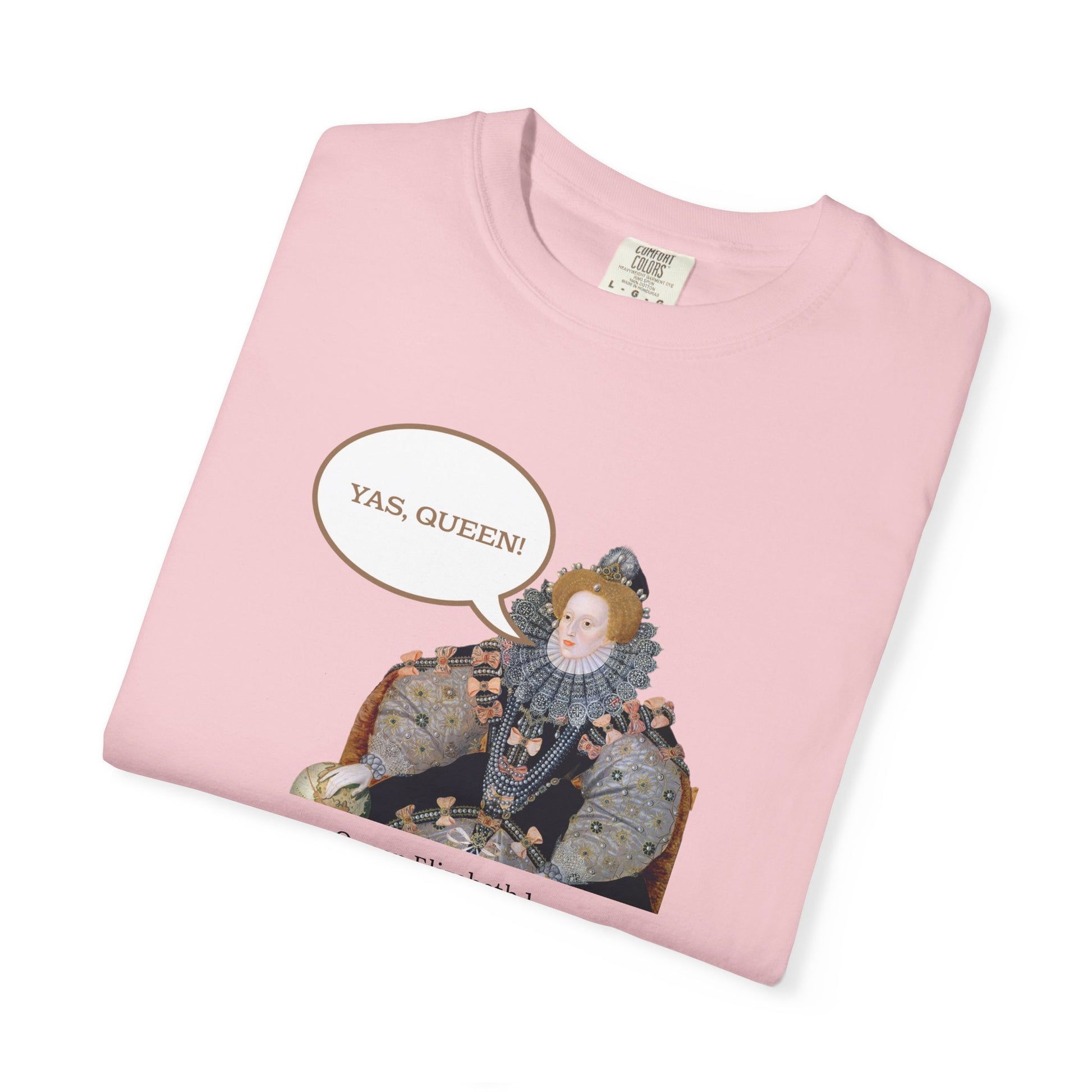 Queen Elizabeth I Portrait Tee — Vintage Art Graphic T-Shirt - Nensensical