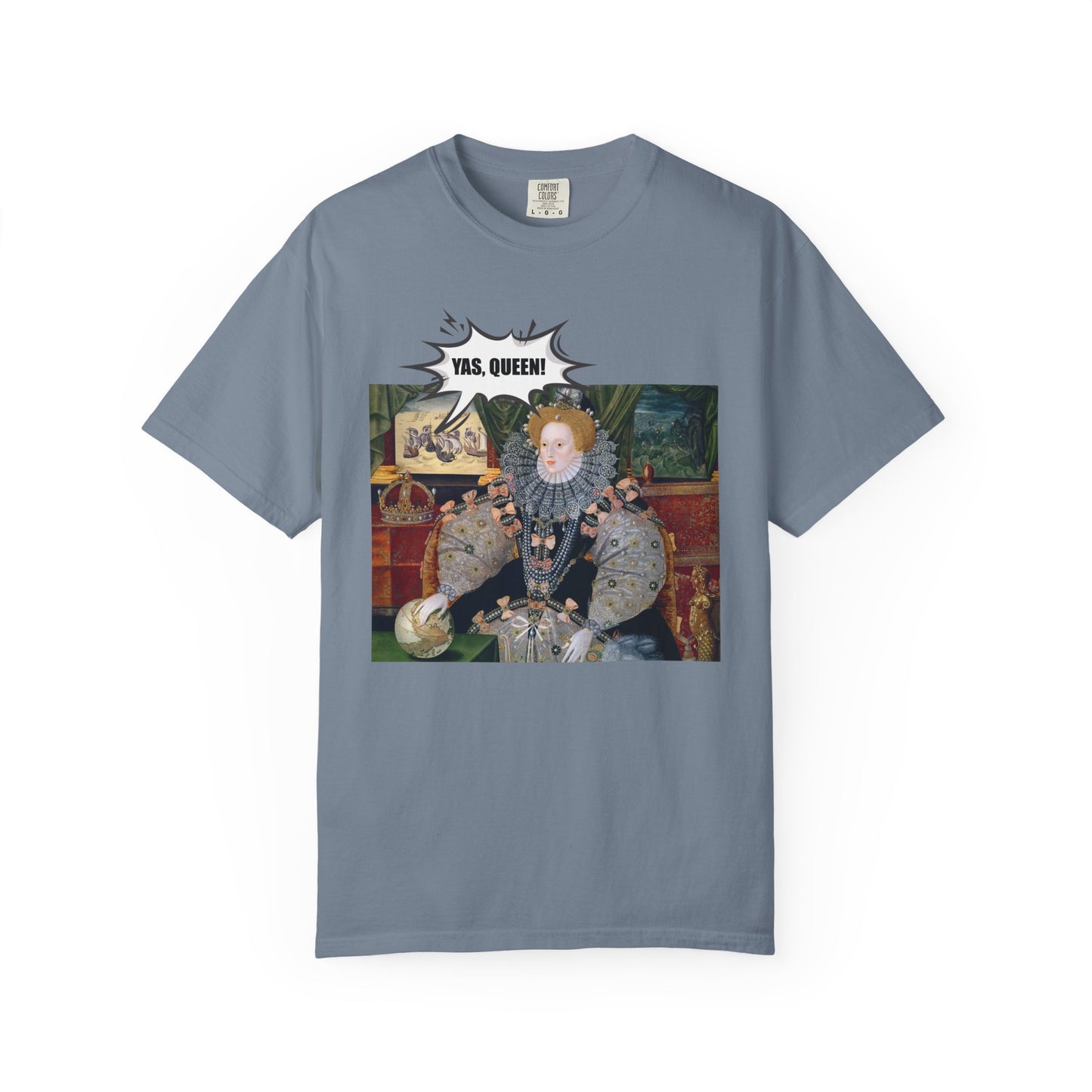 Queen Elizabeth I Armada Painting Joke T-shirt