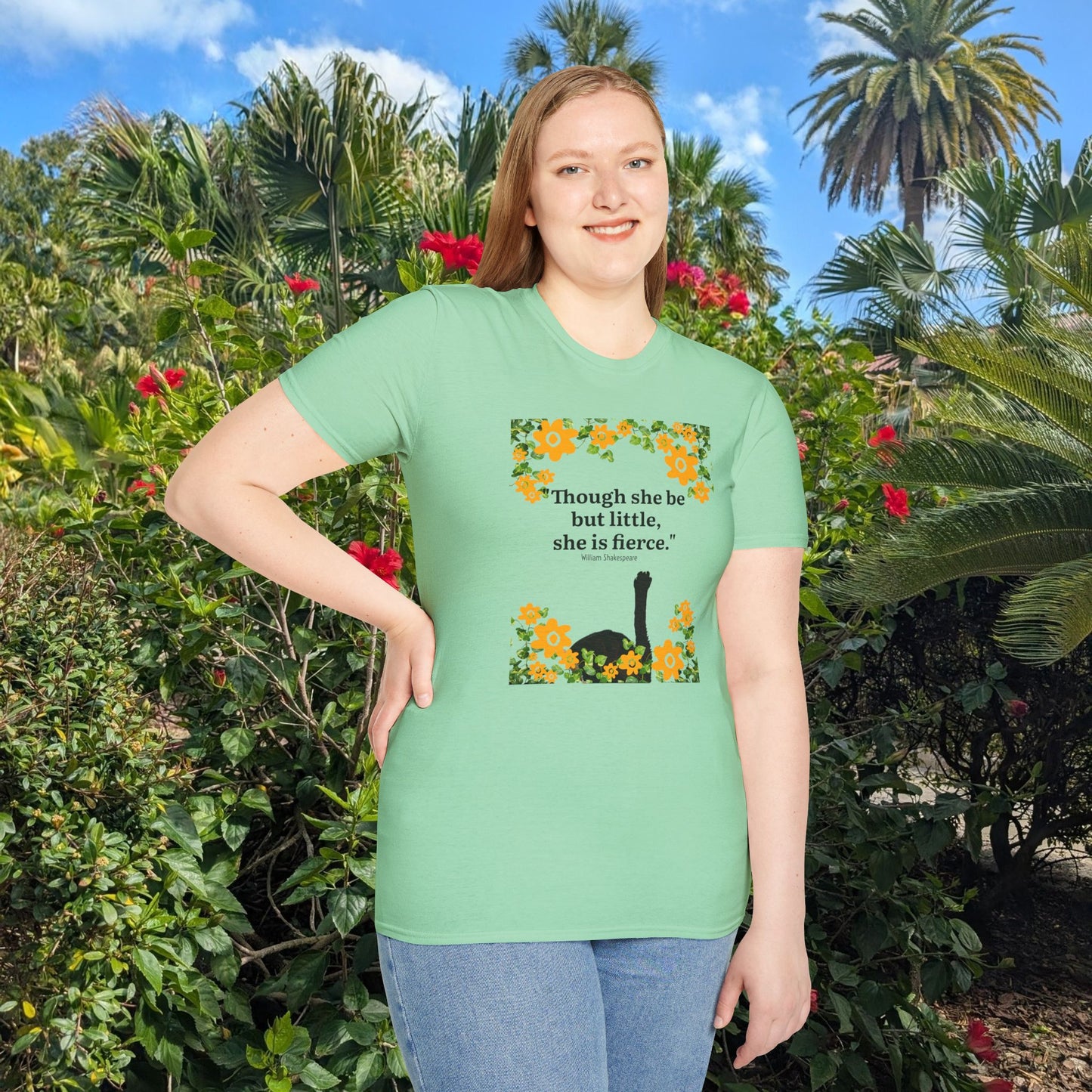 Funny Cat Lover Dog Lover Tee - Personalizable Unisex Softstyle T-Shirt