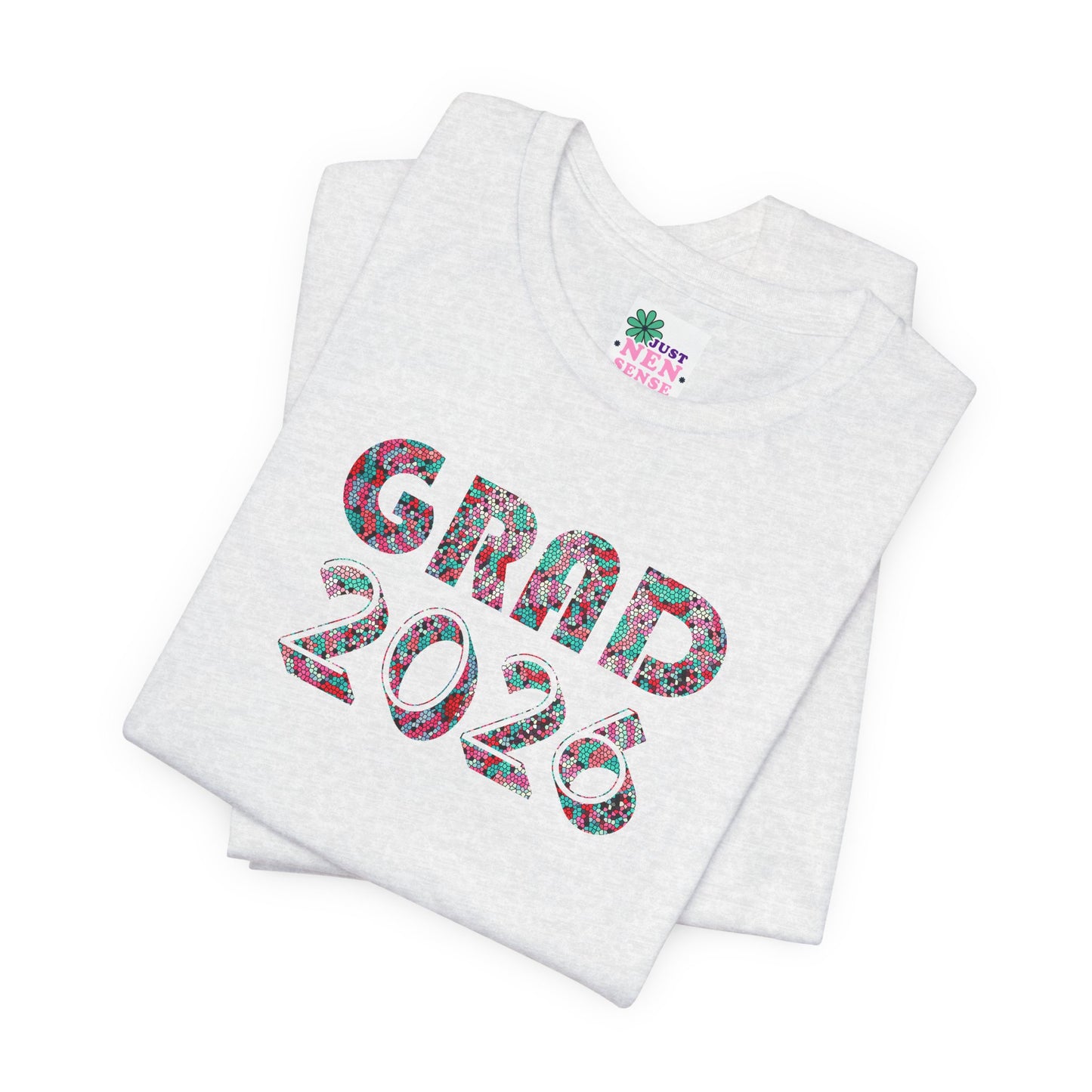Personalized Graduation T-Shirt — Bold Colorful Name Graphic - Nensensical
