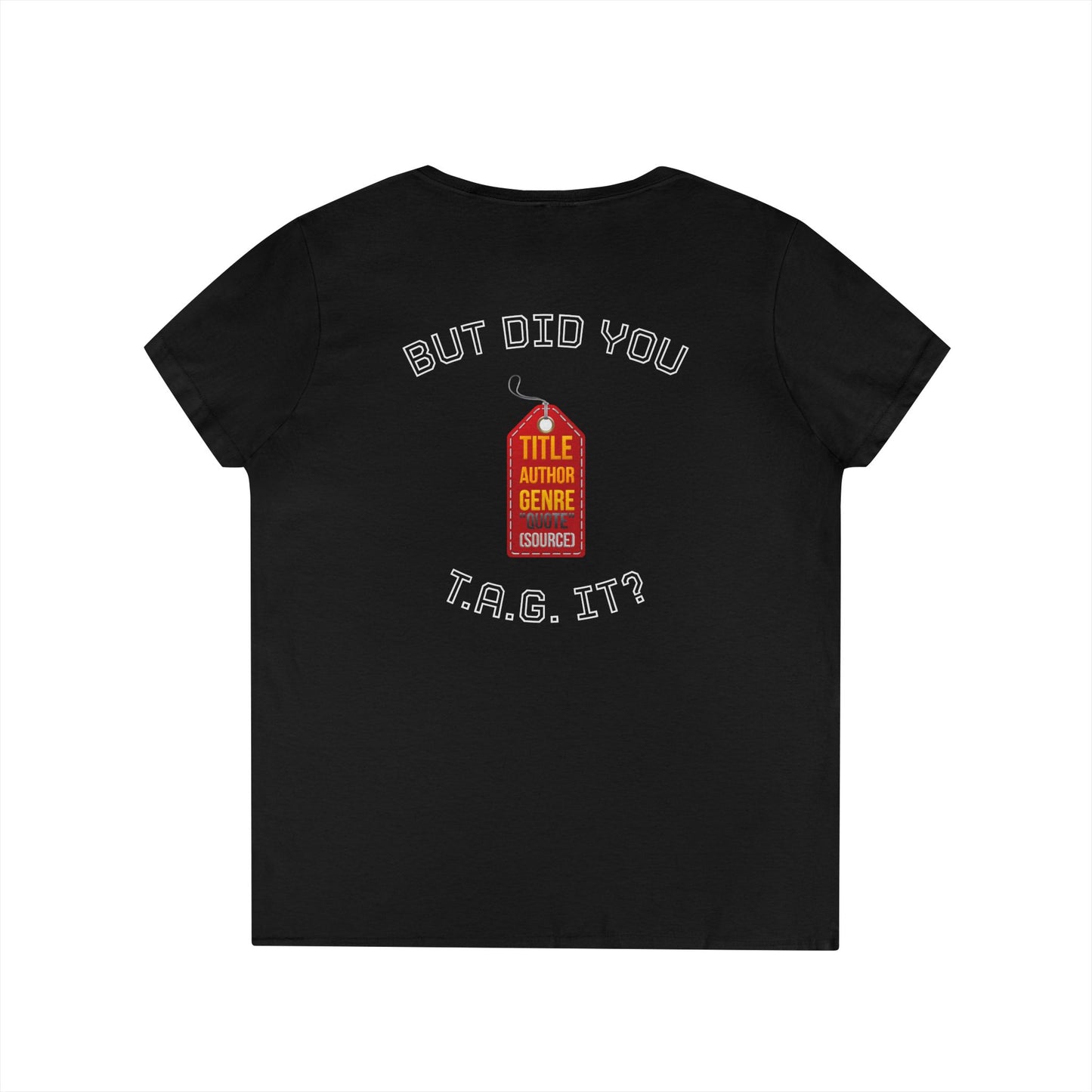 V-Neck T-Shirt — “Bruh, It’s Lowkey Sus When You Don’t (Cite) Your Sources” Funny Academic Tee - Nensensical