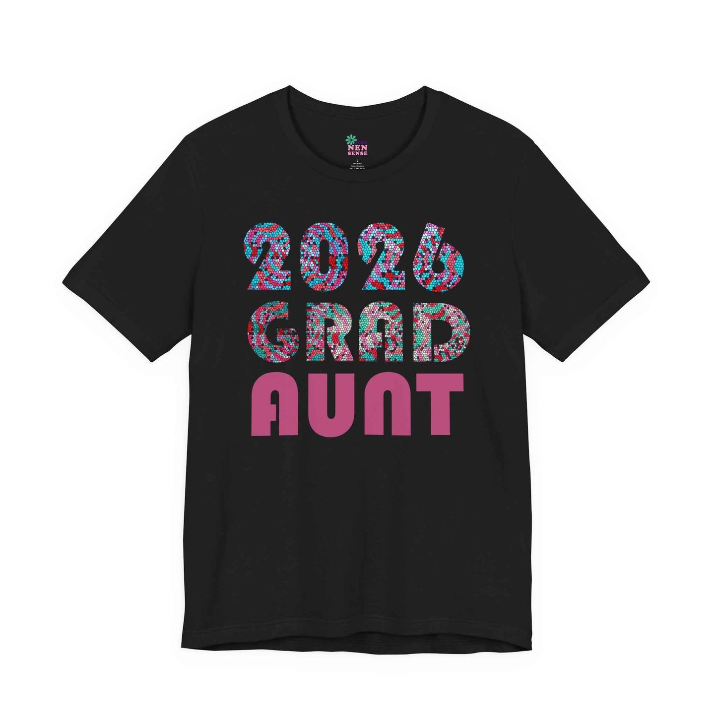 2026 Grad Aunt T-Shirt — Bold Retro Graduation Tee for Proud Aunts