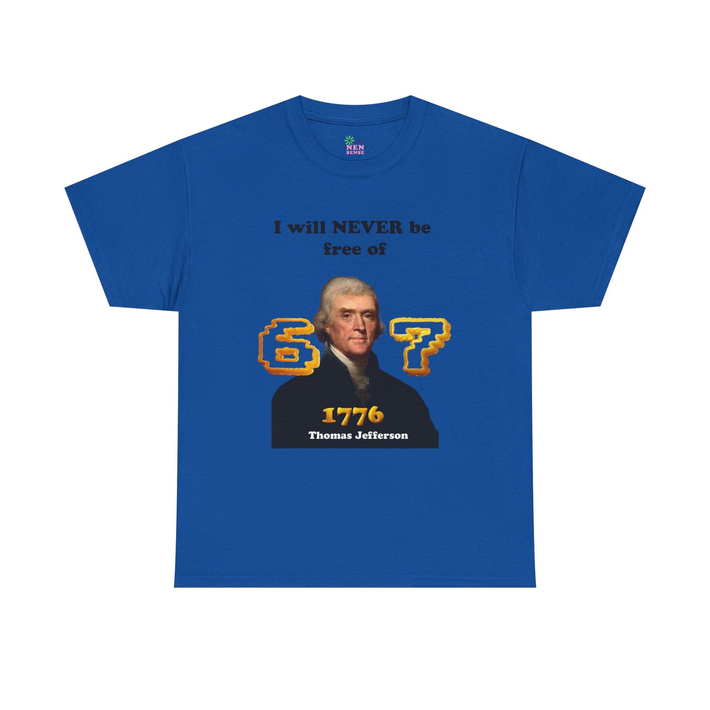 1776 Thomas Jefferson History Tee — Gen Z Joke Tee
