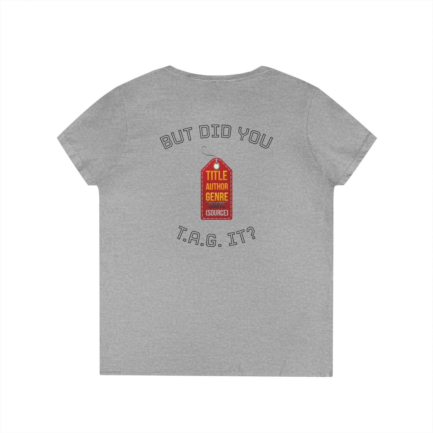 V-Neck T-Shirt — “Bruh, It’s Lowkey Sus When You Don’t (Cite) Your Sources” Funny Academic Tee - Nensensical