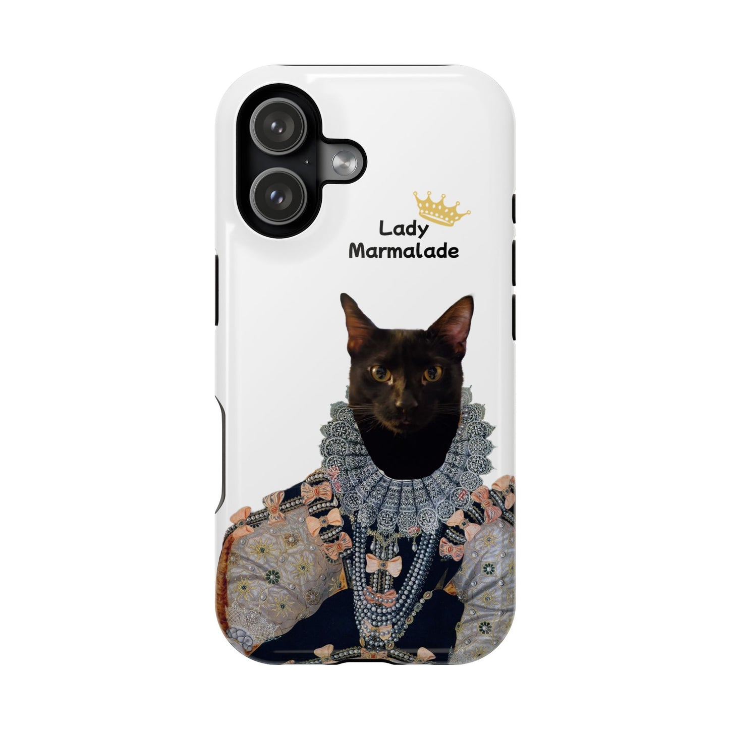 Pet Portrait Phone Case — Funny Queen Elizabeth I Costume - Nensensical