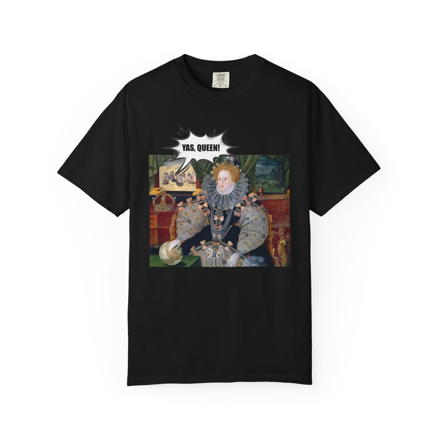 Queen Elizabeth I Armada Painting Joke T-shirt