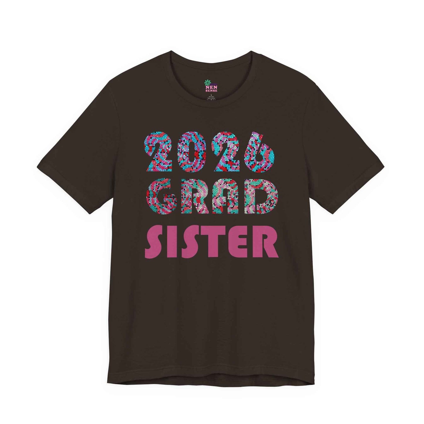 2026 Grad Sister T-Shirt — Bold Retro Graduation Tee for Proud Sisters