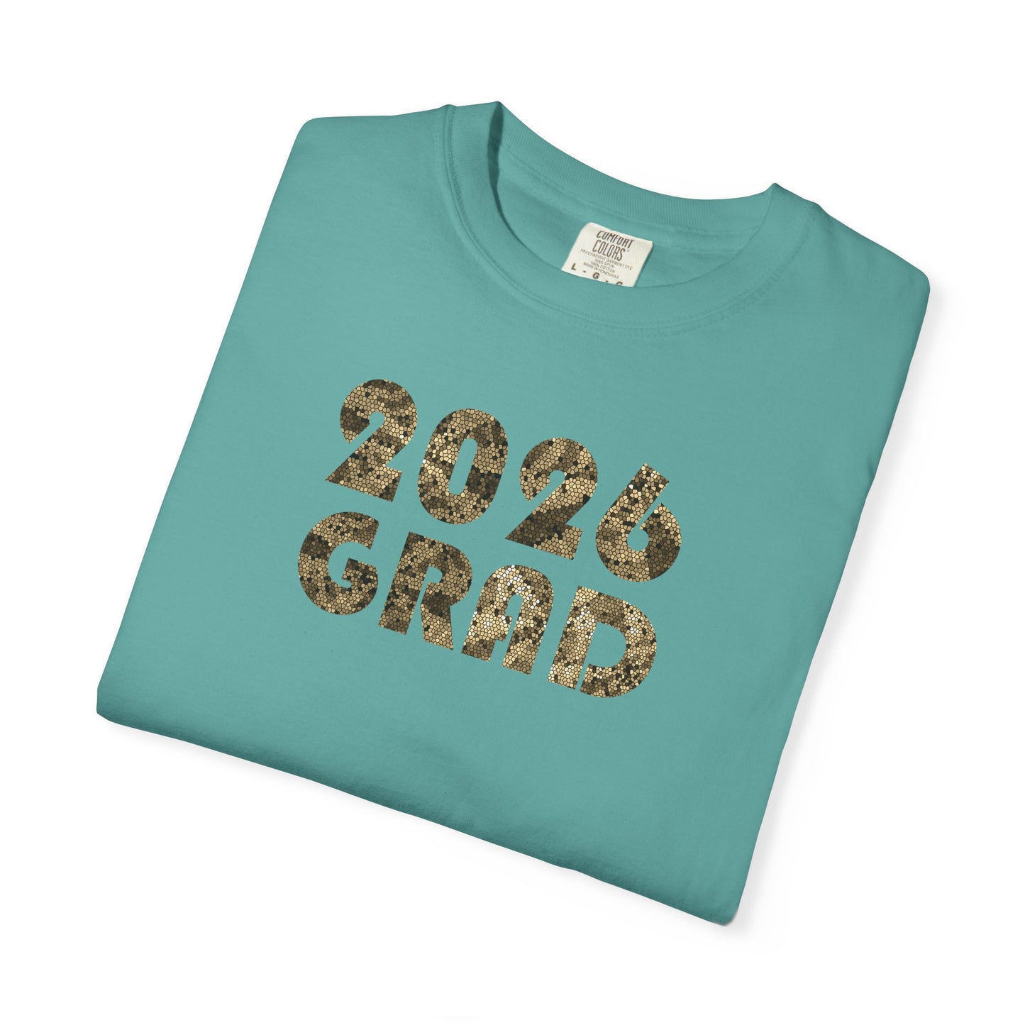 Personalizable Graduation 2026 Neutral Geometric Pattern Tee — Senior Commemorative T-Shirt - Nensensical