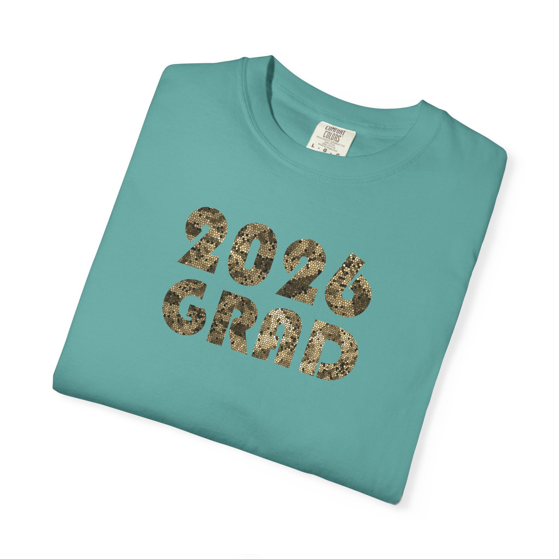 Personalizable Graduation 2026 Neutral Geometric Pattern Tee — Senior Commemorative T-Shirt - Nensensical