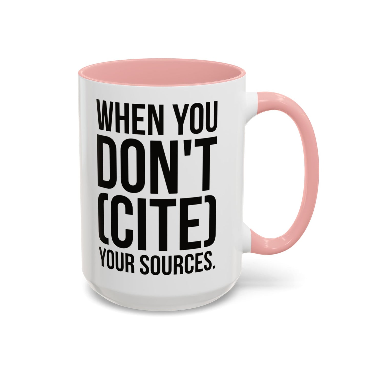 Bruh... It's Lowkey Sus — Accent Coffee Mug (Academic/Teacher Humor) - Nensensical