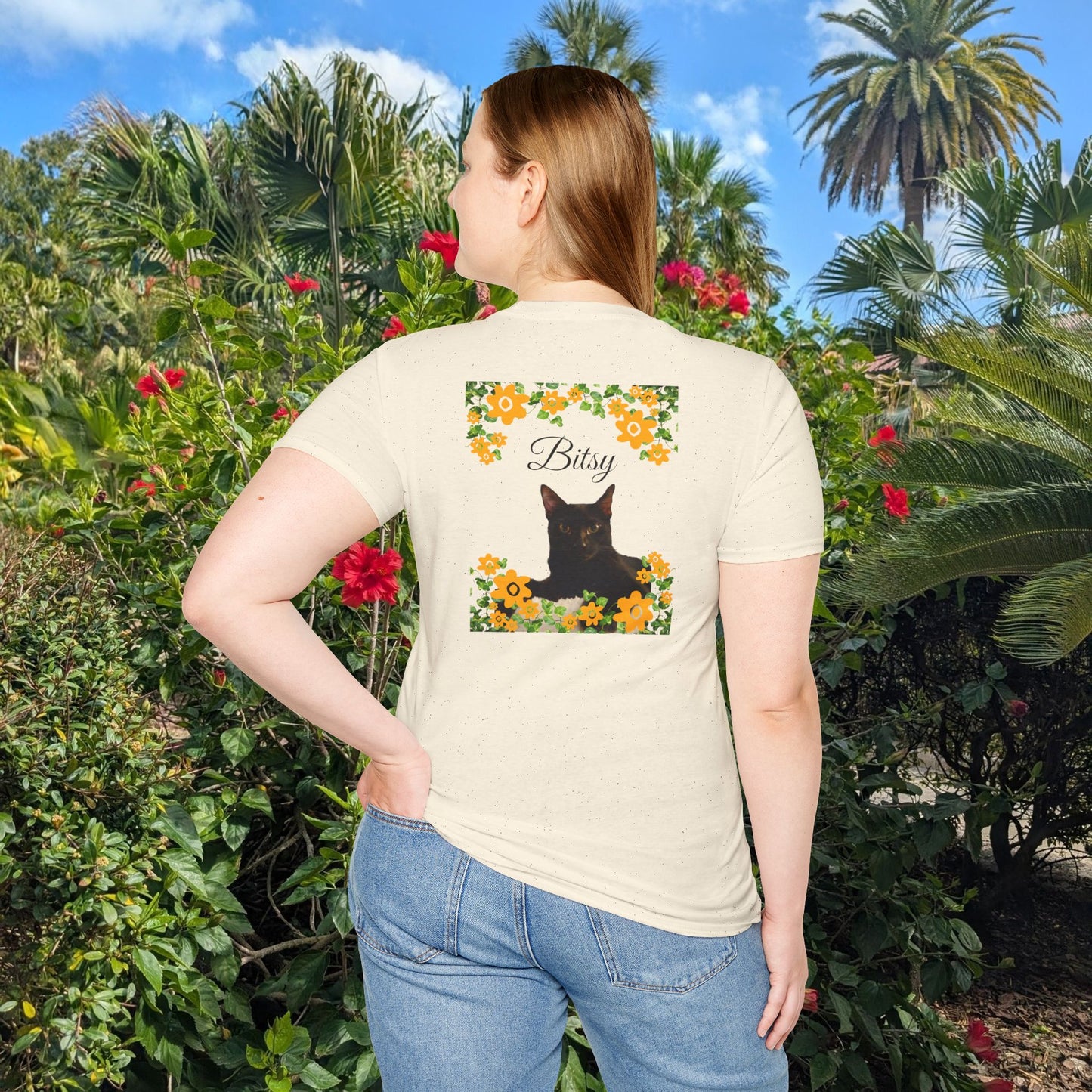 Funny Cat Lover Dog Lover Tee - Personalizable Unisex Softstyle T-Shirt