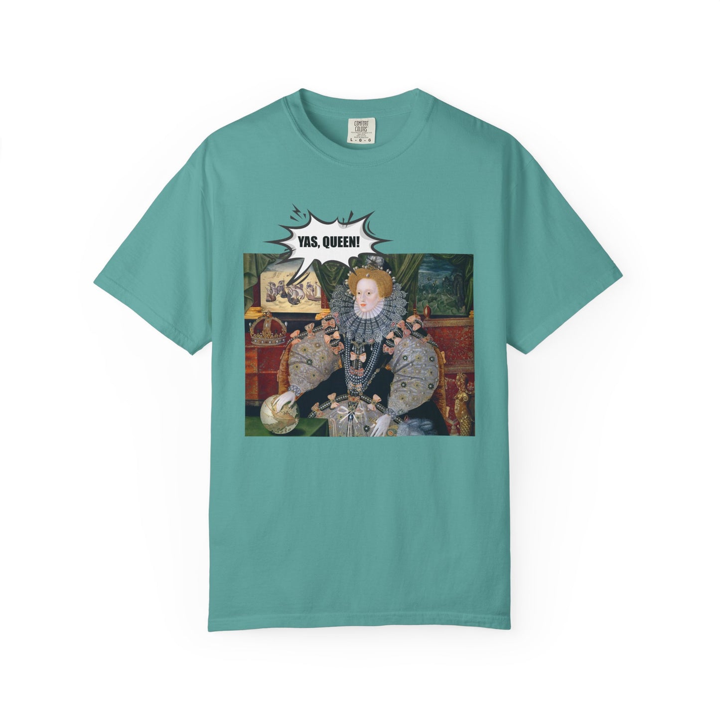 Queen Elizabeth I Armada Painting Joke T-shirt