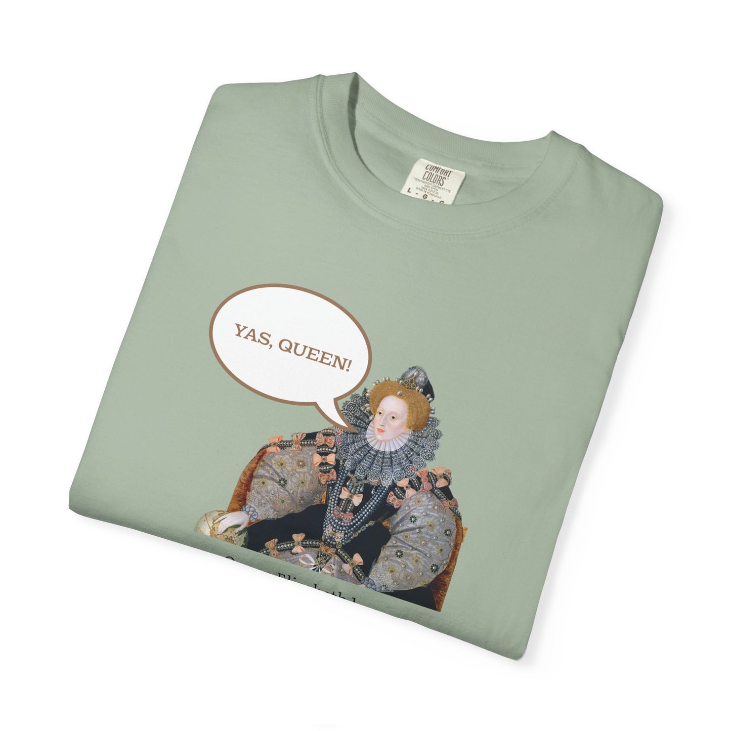 Queen Elizabeth I Portrait Tee — Vintage Art Graphic T-Shirt - Nensensical