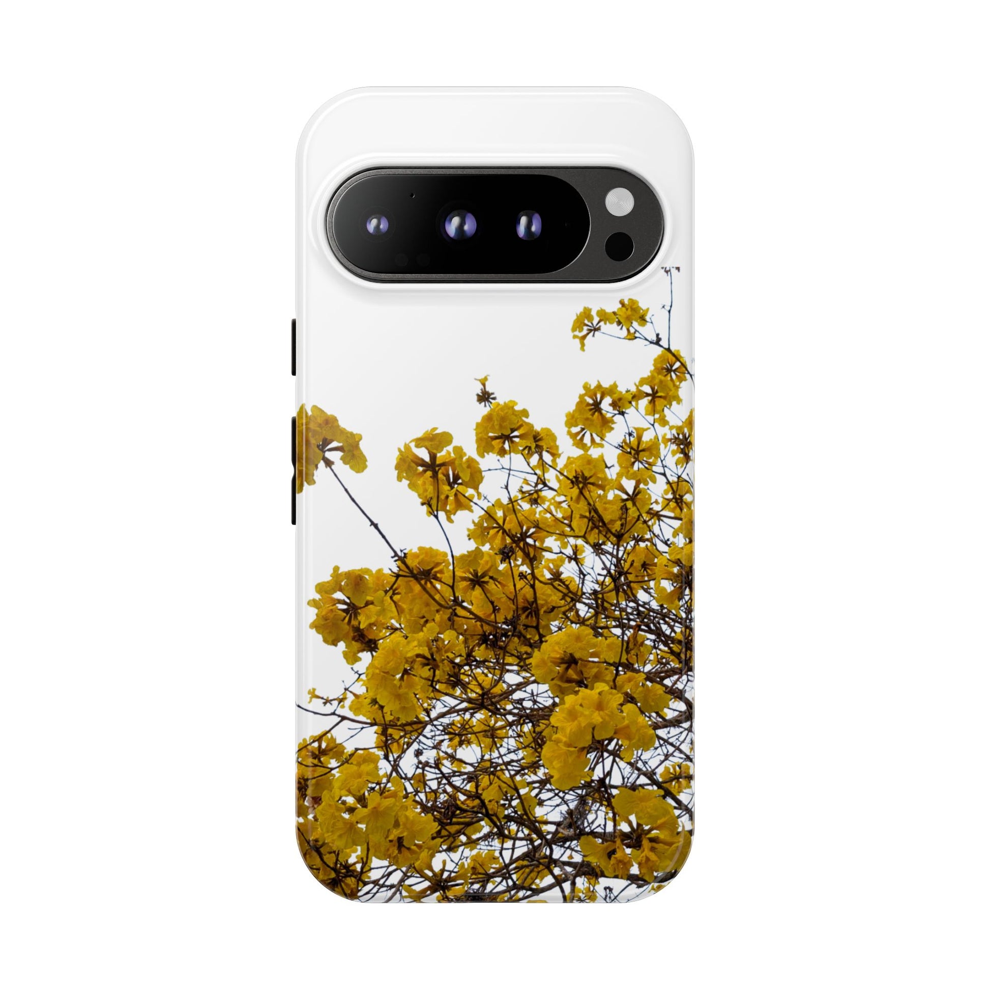 Yellow Floral Phone Case — Bright Yellow Flowers Tough Case - Nensensical