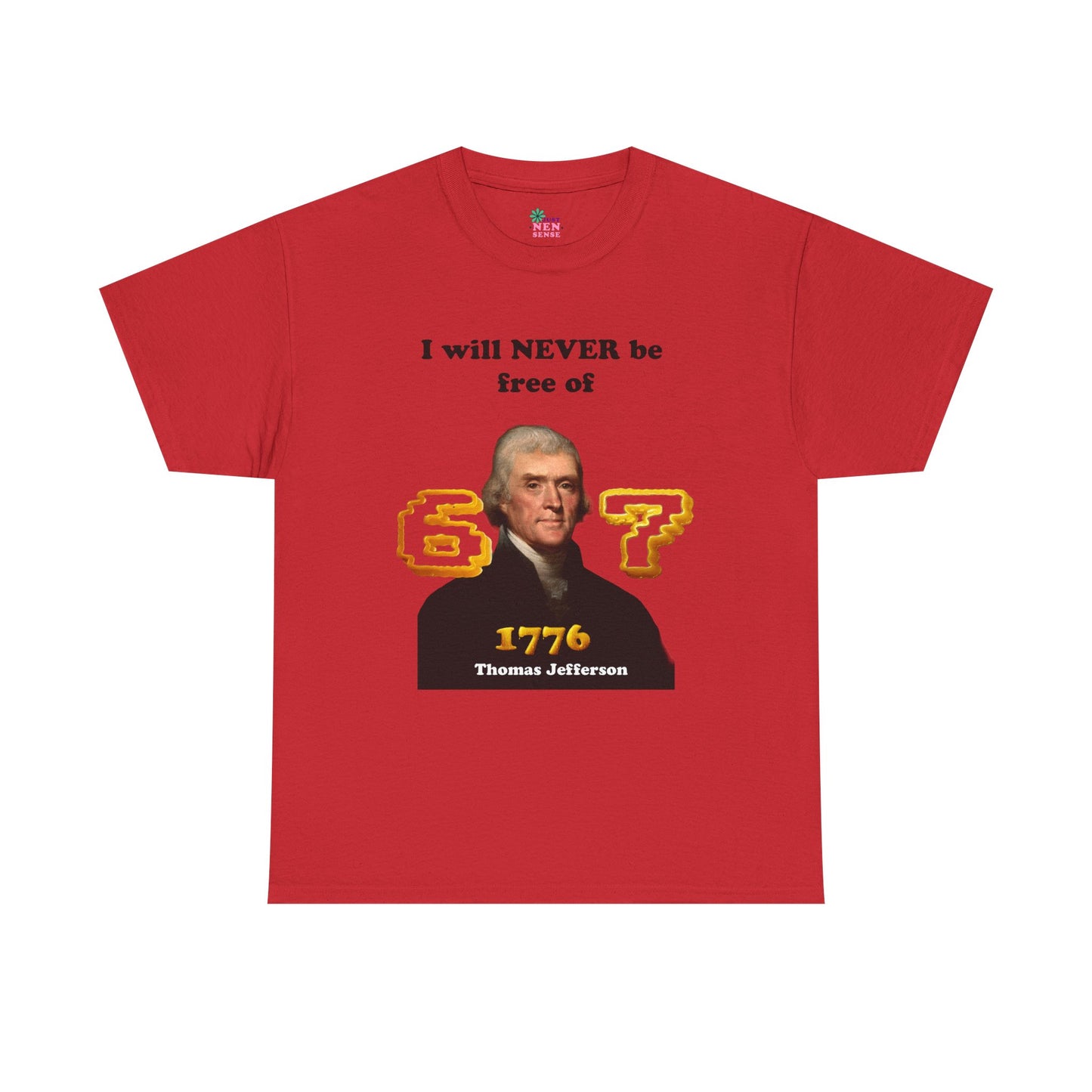 1776 Thomas Jefferson History Tee — Gen Z Joke Tee