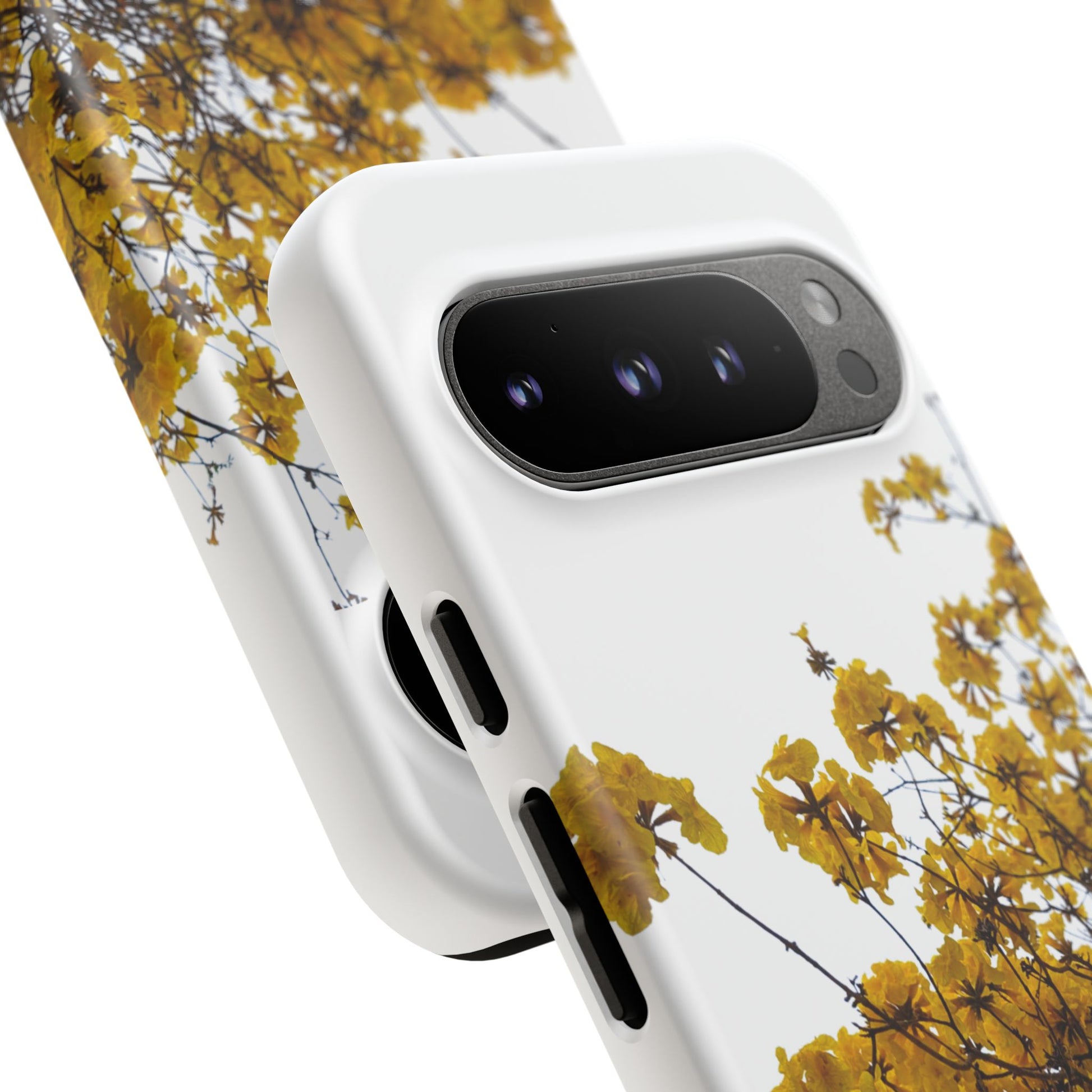 Yellow Floral Phone Case — Bright Yellow Flowers Tough Case - Nensensical