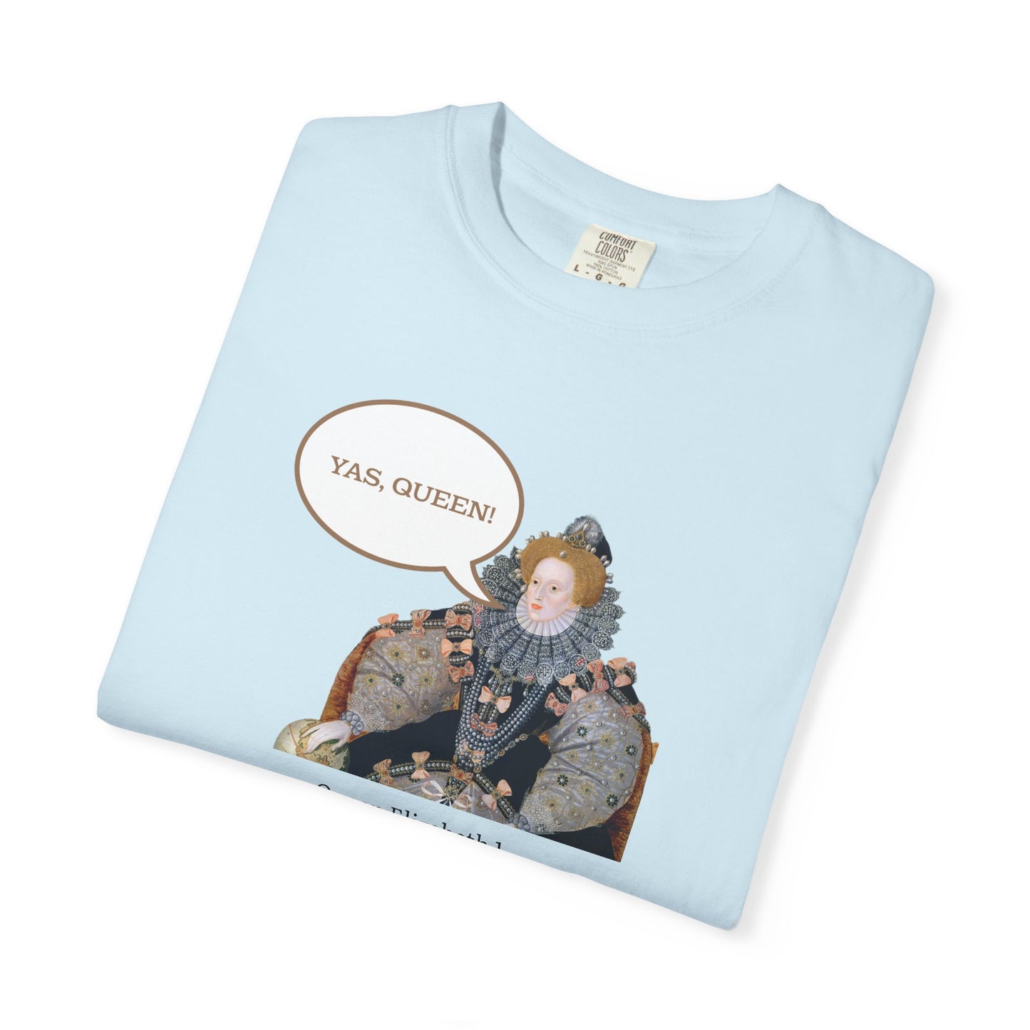 Queen Elizabeth I Portrait Tee — Vintage Art Graphic T-Shirt - Nensensical