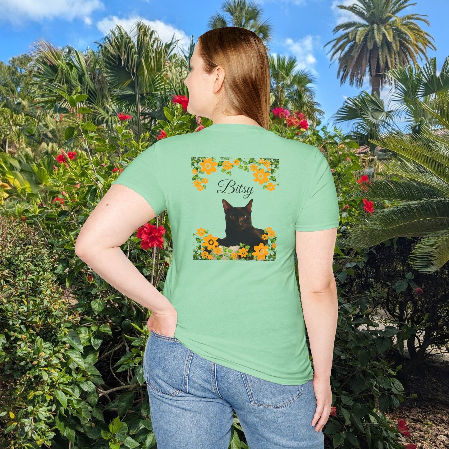 Funny Cat Lover Dog Lover Tee - Personalizable Unisex Softstyle T-Shirt
