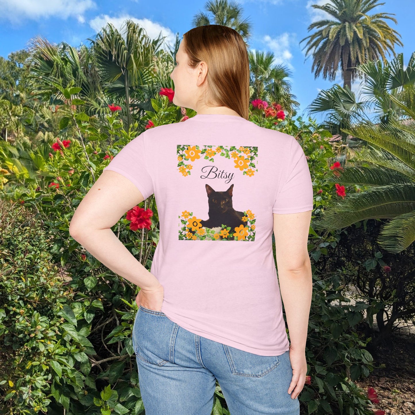 Funny Cat Lover Dog Lover Tee - Personalizable Unisex Softstyle T-Shirt