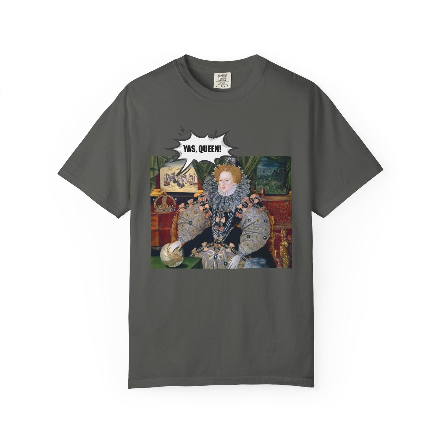 Queen Elizabeth I Armada Painting Joke T-shirt