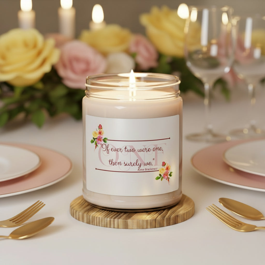 Anne Bradstreet Quote Wedding Candle — Romantic Soy Scented Candle (9oz)