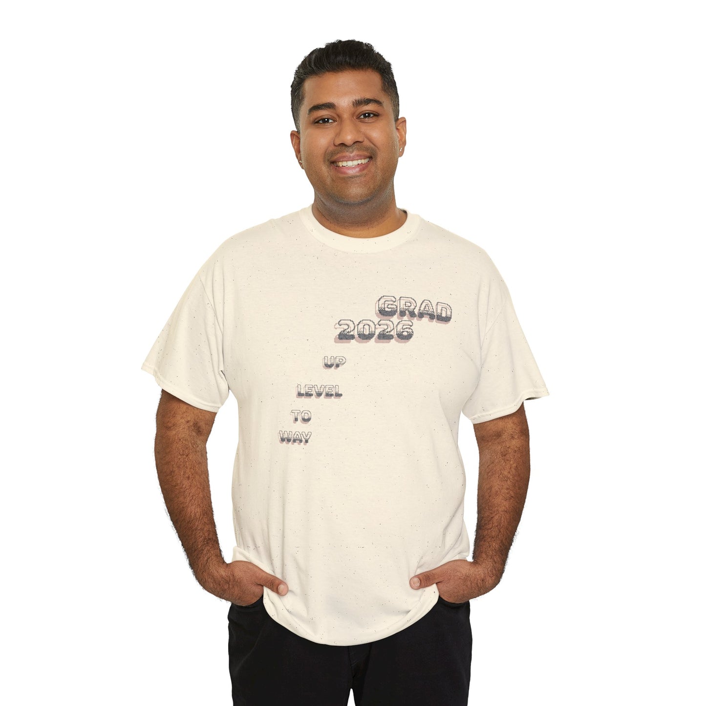Personalized Graduation T-Shirt — Way to Level Up Custom Name Grad Tee - Nensensical