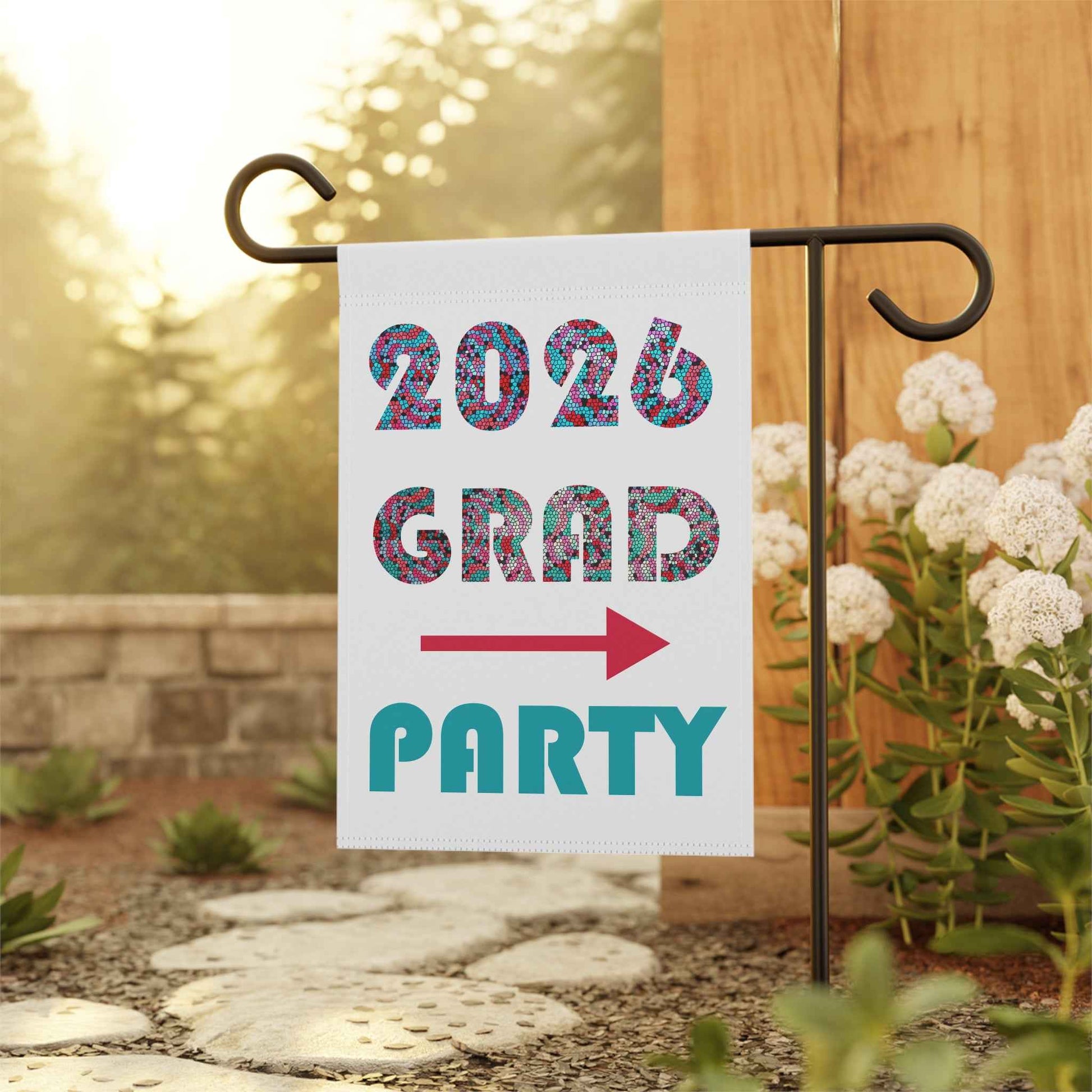 2026 Grad Garden Flag | Garden Banner, Graduation Yard Decor