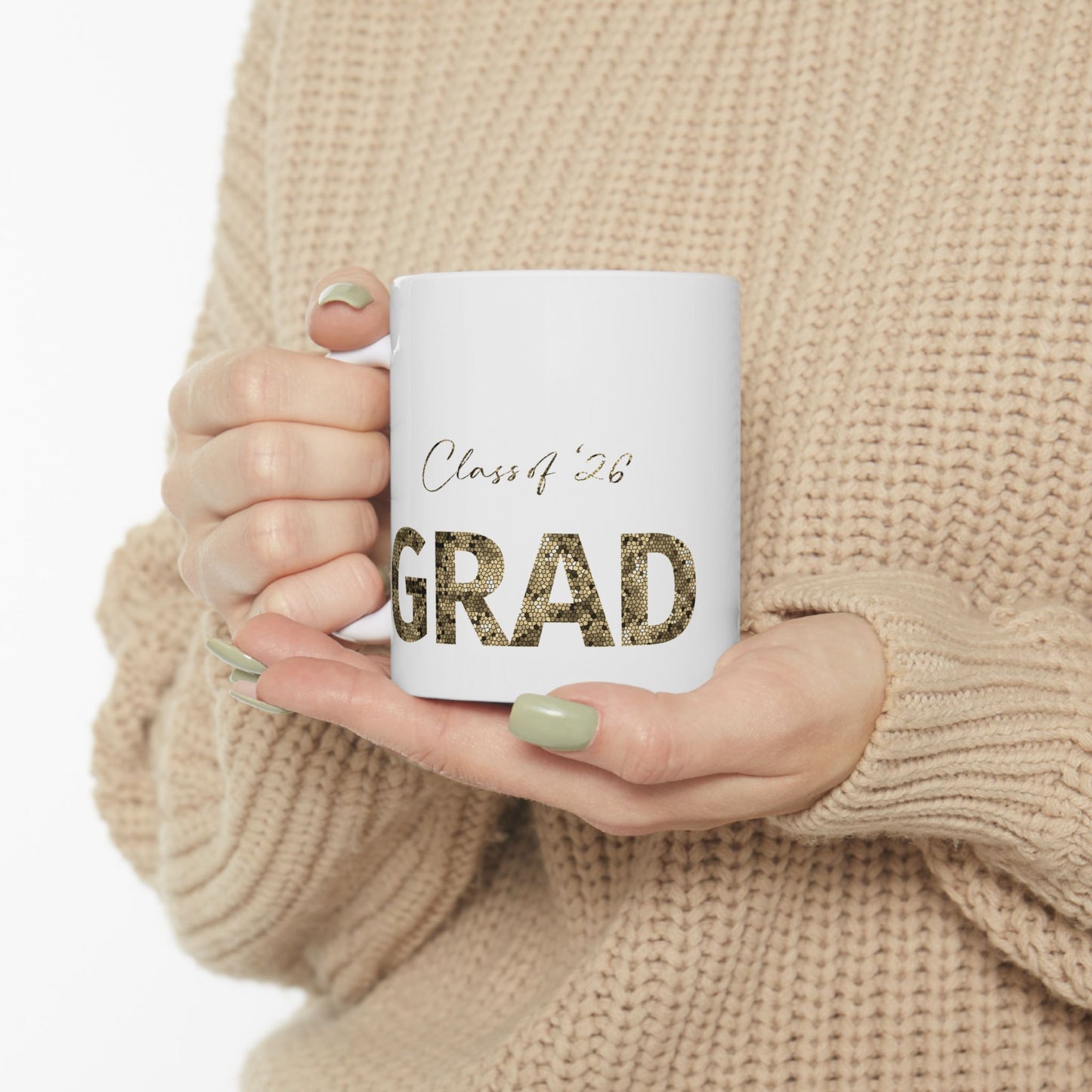 Graduation Congrats Mug — Class of ’26 Personalizable Coffee Cup (11oz/15oz)