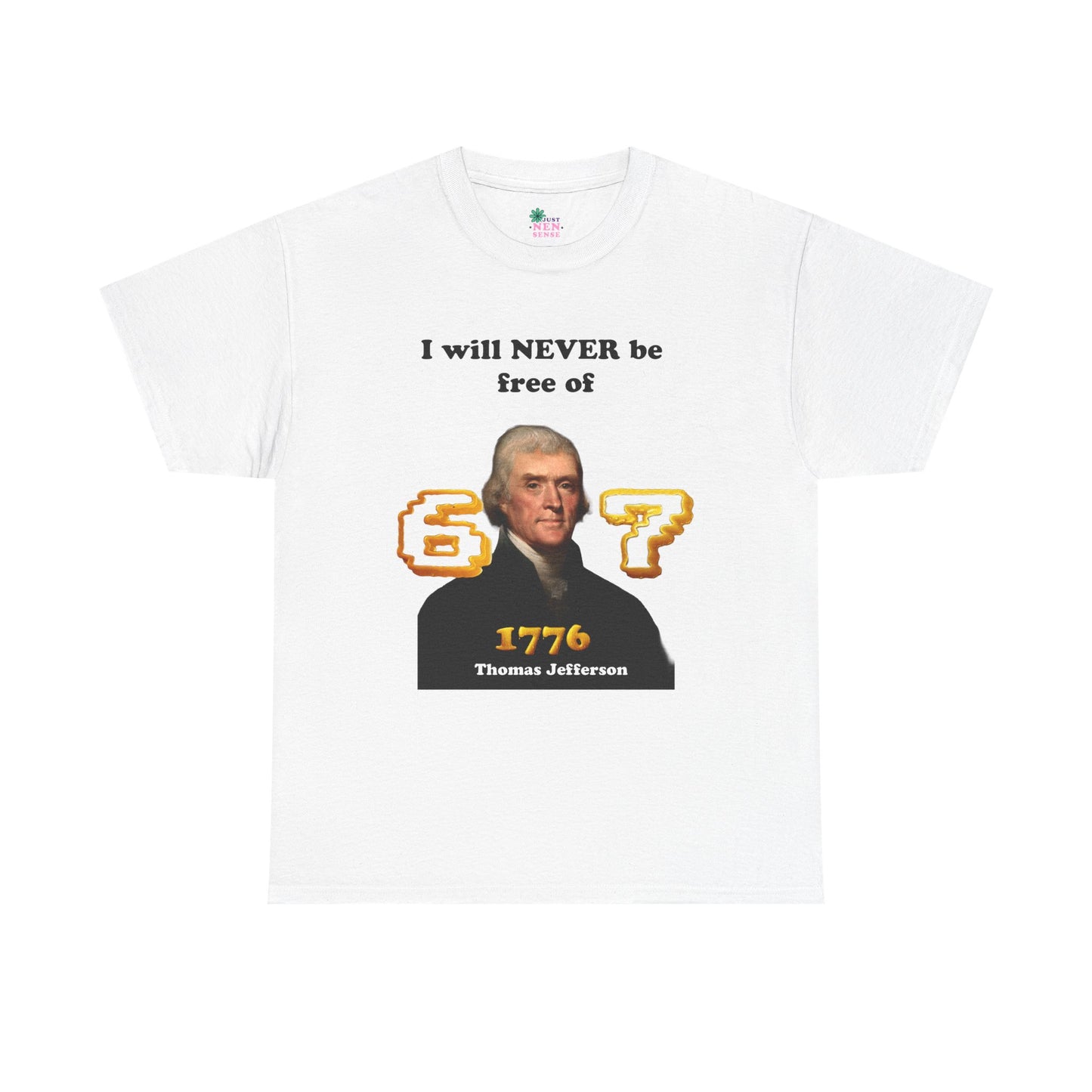 1776 Thomas Jefferson History Tee — Gen Z Joke Tee