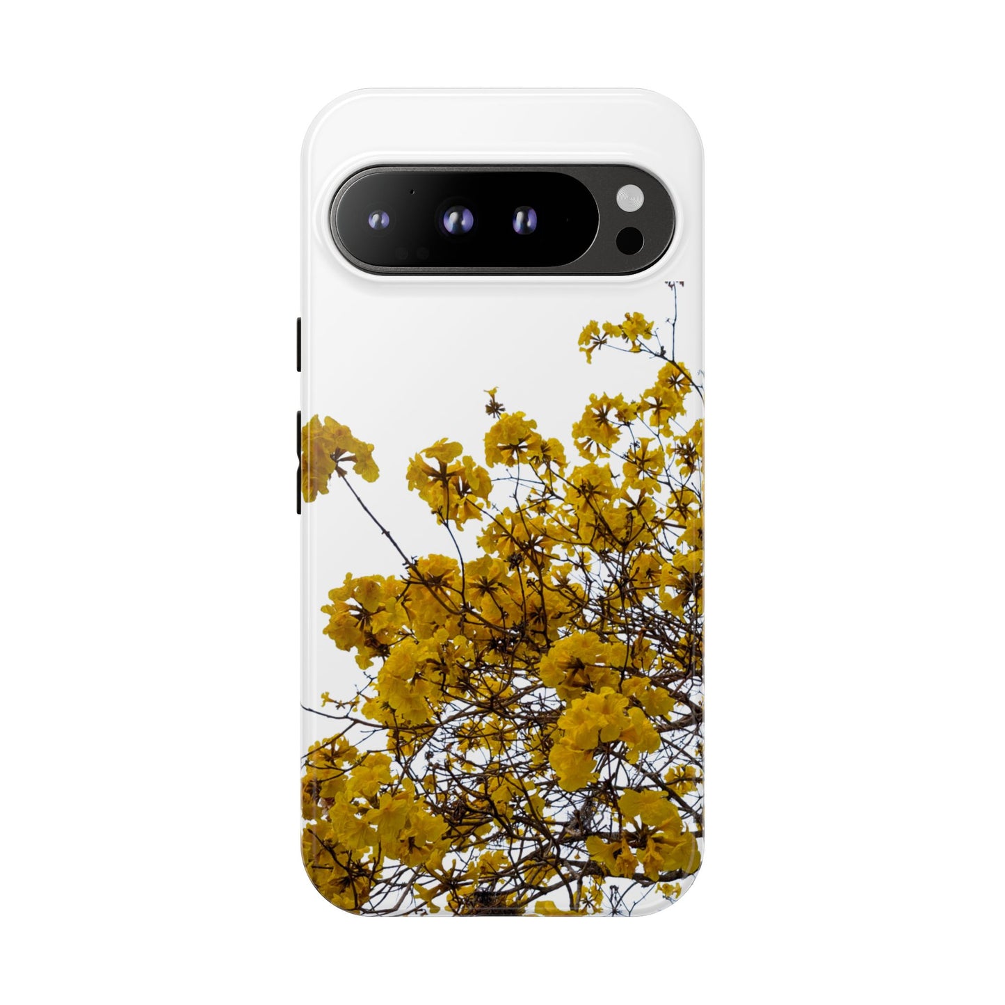 Yellow Floral Phone Case — Bright Yellow Flowers Tough Case - Nensensical