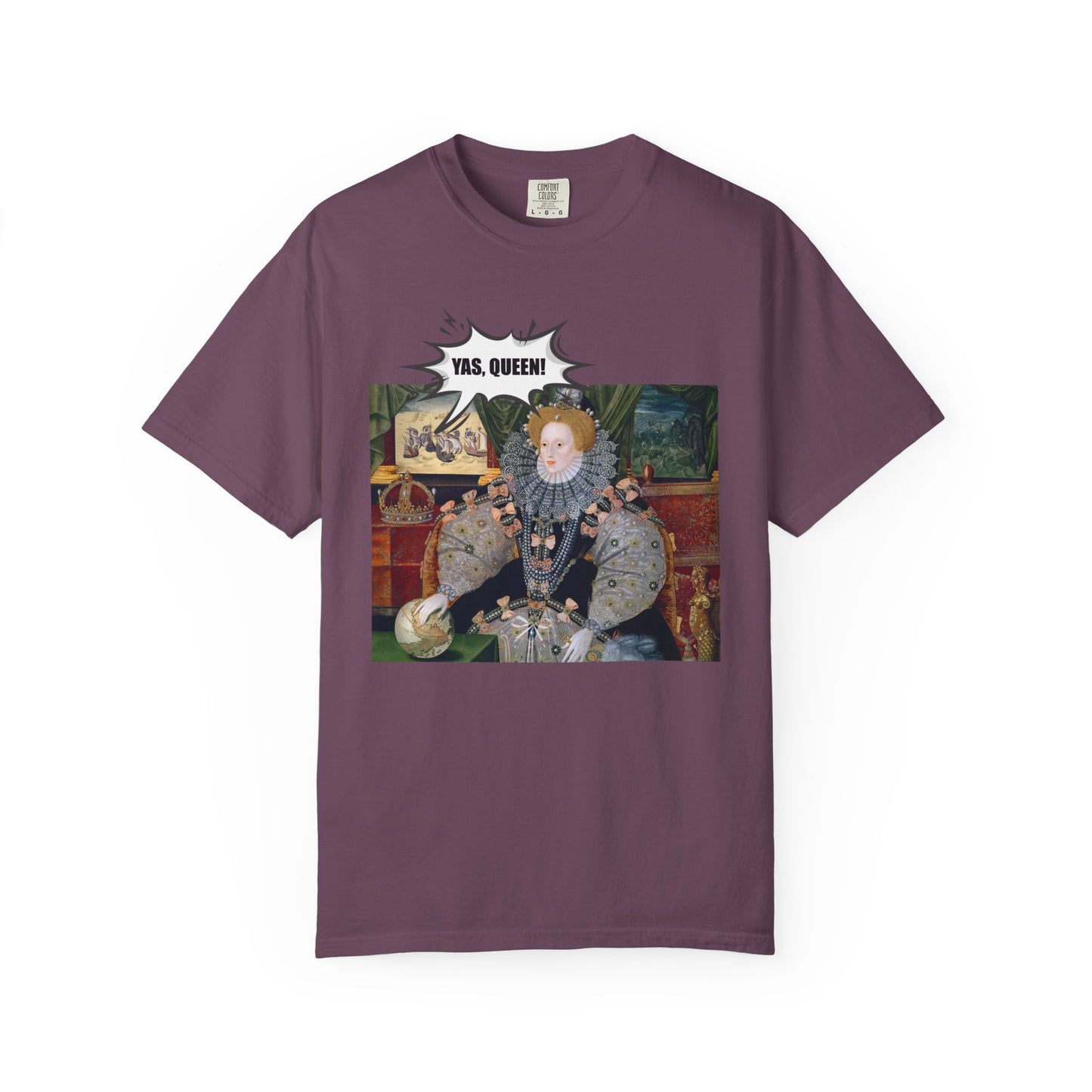 Queen Elizabeth I Armada Painting Joke T-shirt