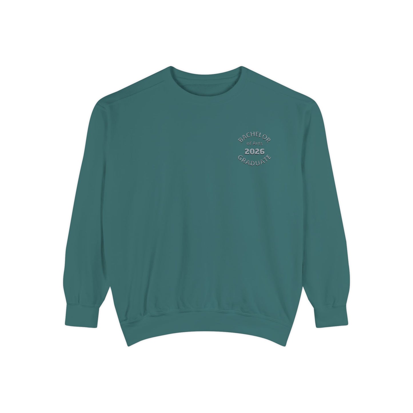 Embroidered Bachelor of Arts Graduate Sweatshirt