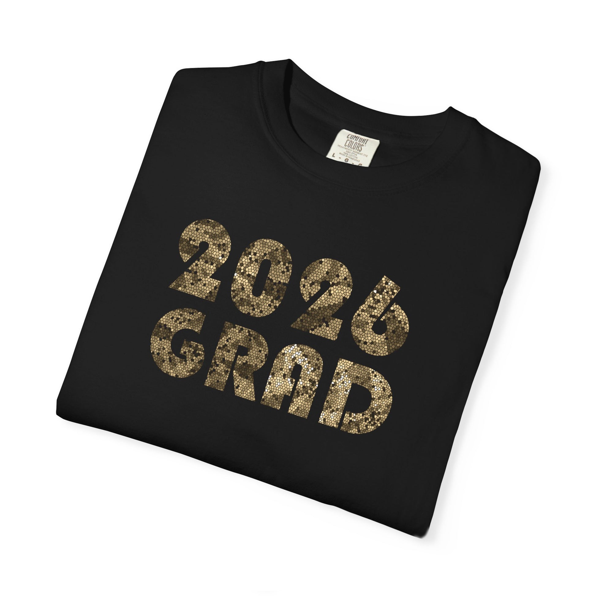 Personalizable Graduation 2026 Neutral Geometric Pattern Tee — Senior Commemorative T-Shirt - Nensensical
