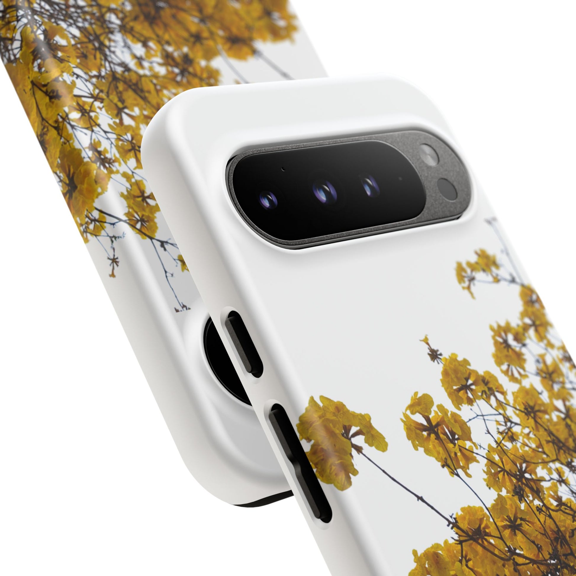 Yellow Floral Phone Case — Bright Yellow Flowers Tough Case - Nensensical