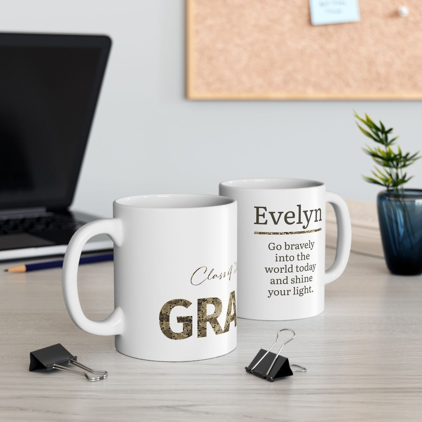 Graduation Congrats Mug — Class of ’26 Personalizable Coffee Cup (11oz/15oz)